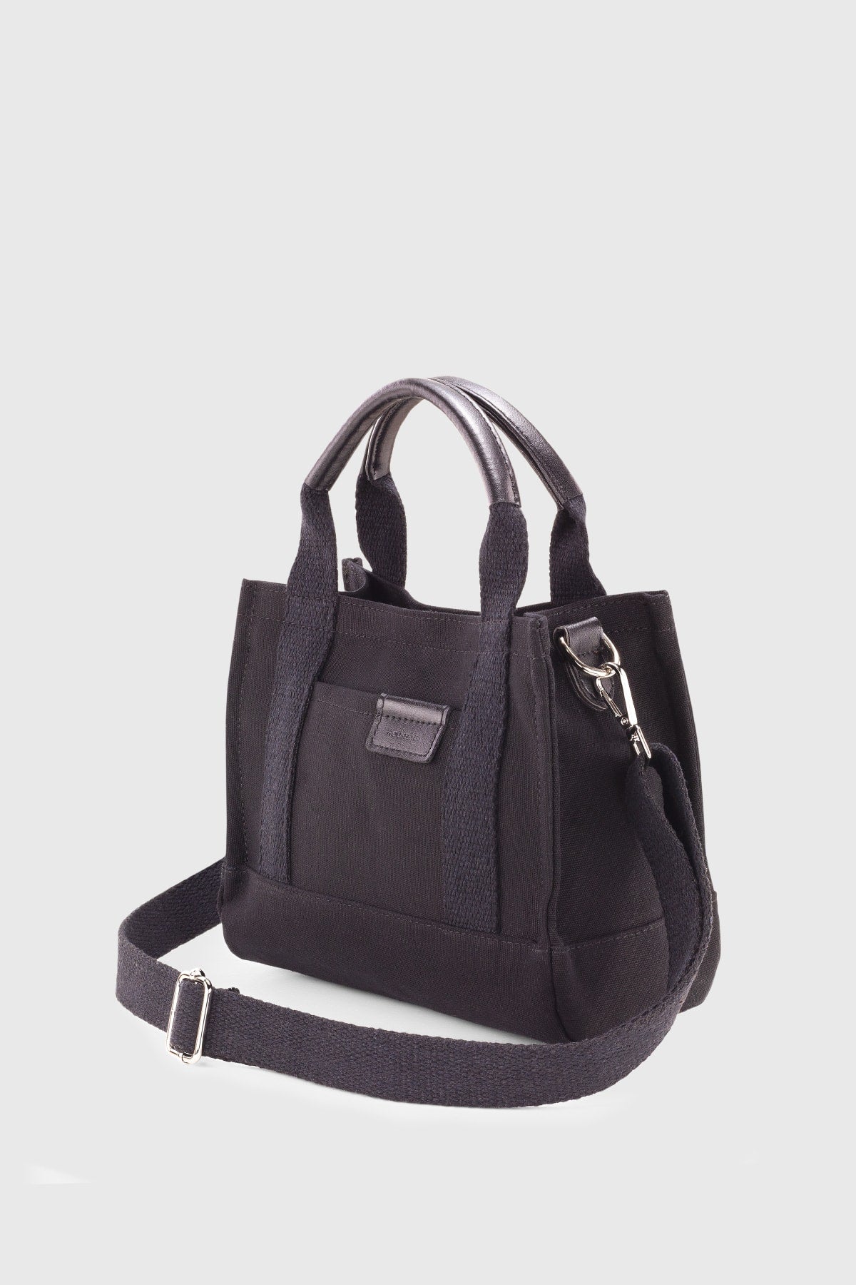 Schwarze Canvas-Tragetasche 232 für Damen