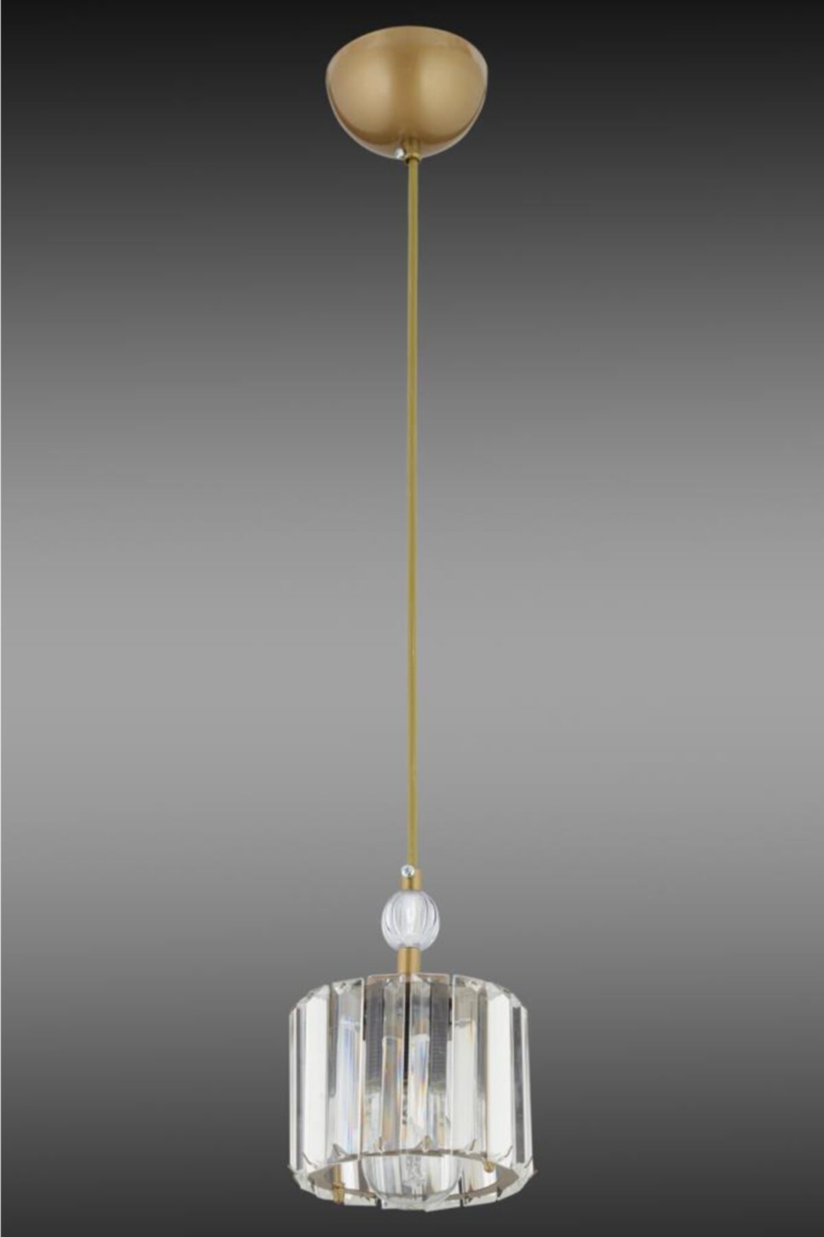 Dolunay Einzel-Trommelstein Y-10 Kristallstein-Kronleuchter