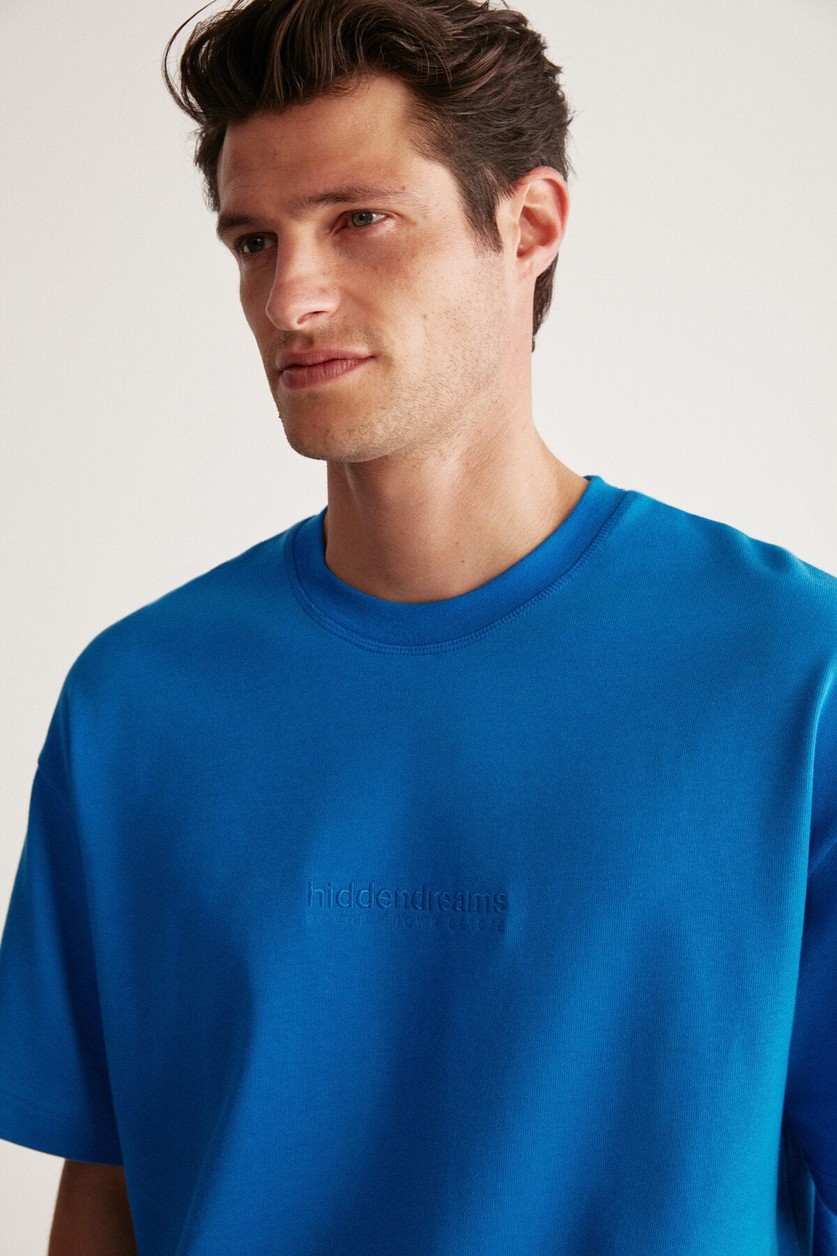 Blaues Oversize-T-Shirt „Taylor“