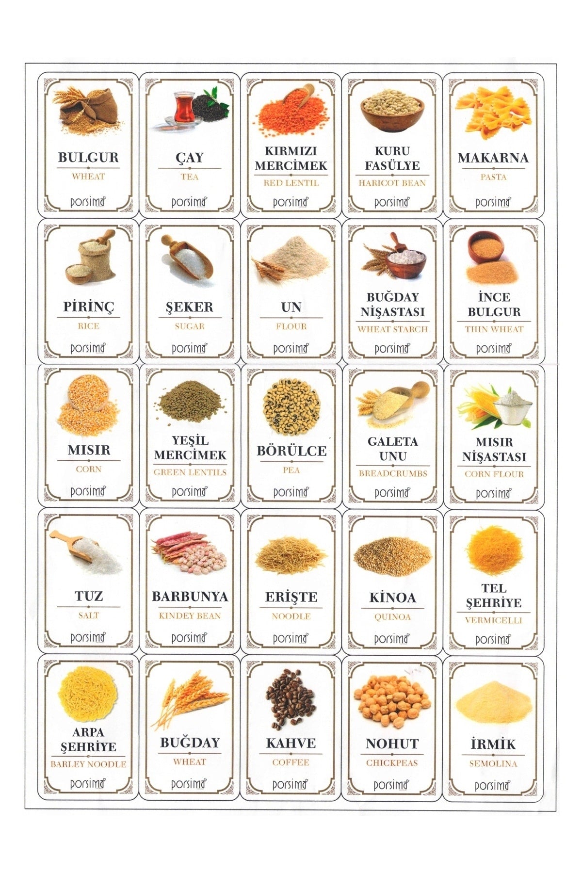 6-teiliger Vorratsbehälter mit Diamant-Label, 3,3 Liter – Vorratsbehälter für Hülsenfrüchte – Vorratsbehälter-Set für Lebensmittel