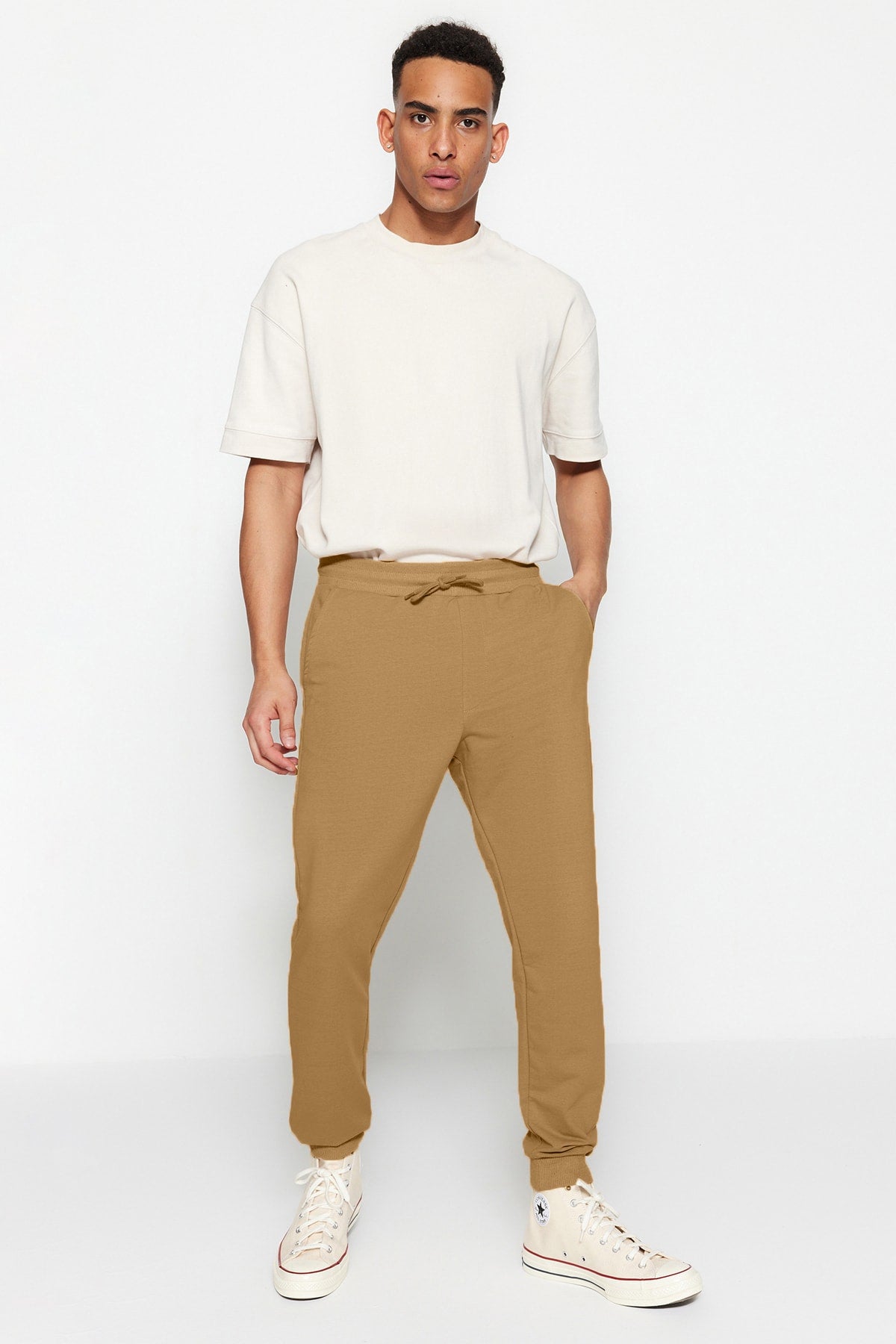 Stone Herren Basic Regular/Normal Cut Elastische Jogger Jogginghose Tmnss20Ea0053