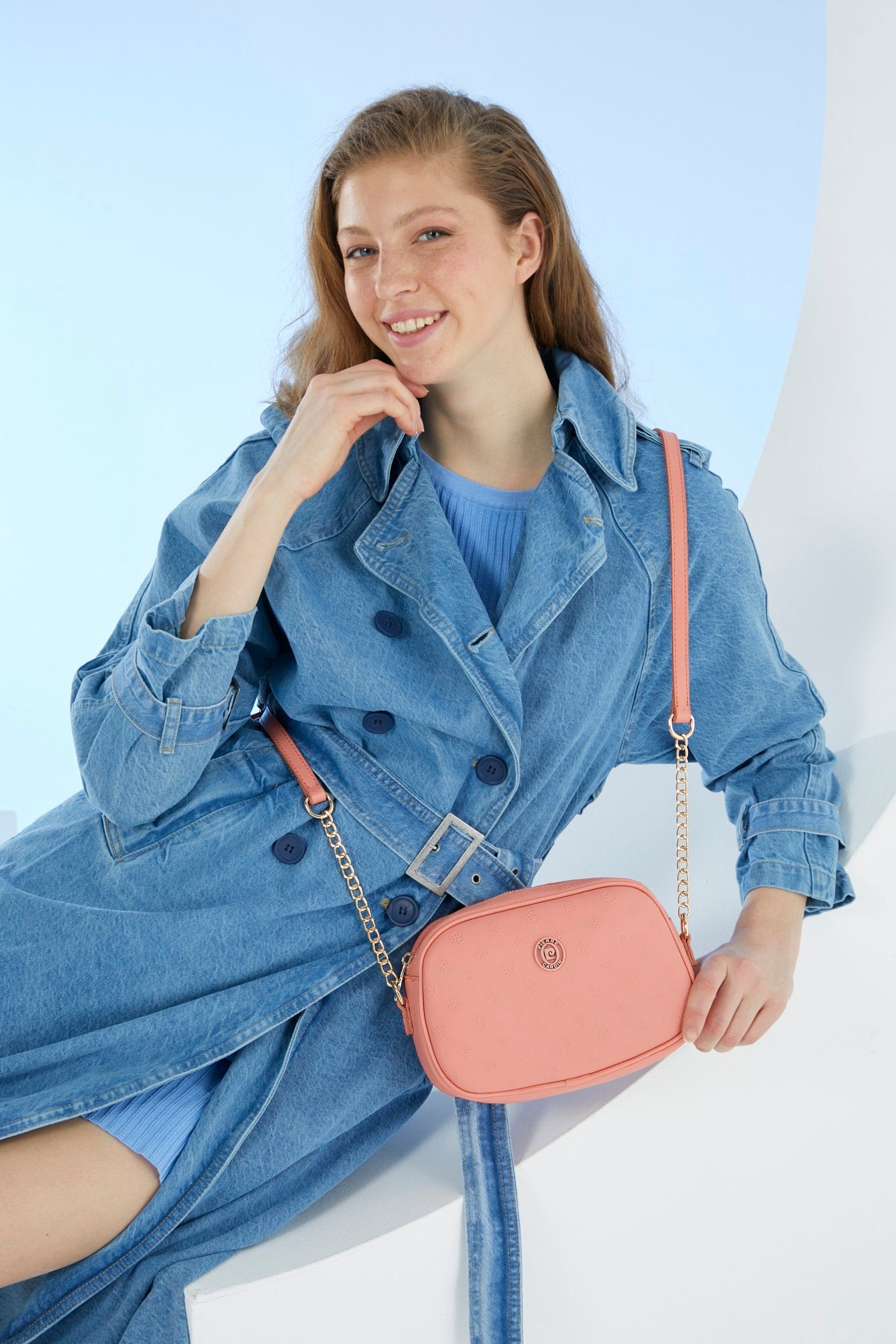 Print Coral Damen Umhängetasche 05Po22Y1543