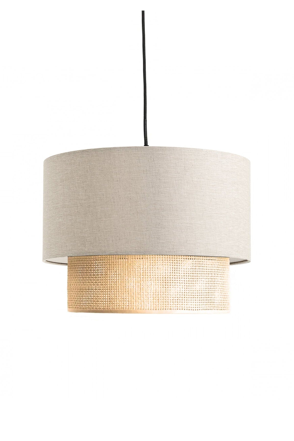 Pendant Lamp Chandelier With Cream Melted Headboard With Inner Fabric Ayd-3628