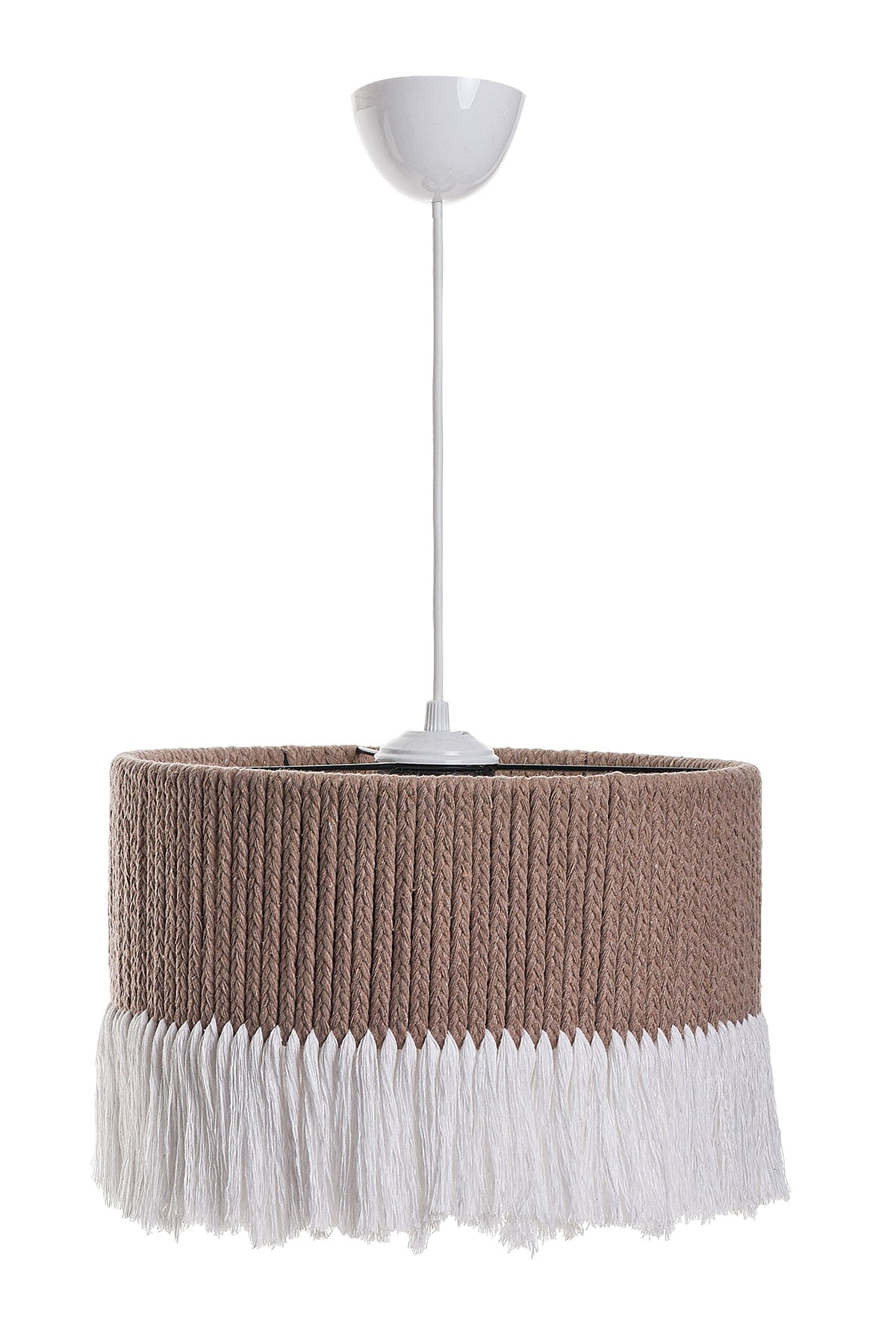 Kreuser Handgefertigter Kronleuchter Beige Weiß Hnmd-42