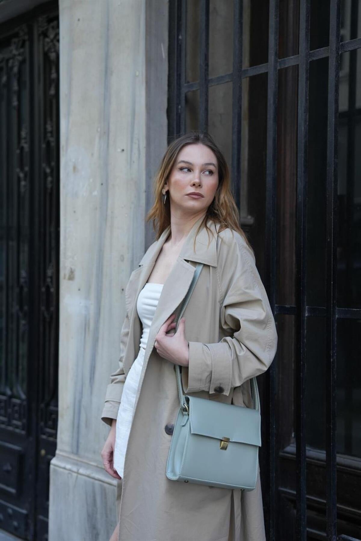 Mint Damen Designer Vintage Tasche