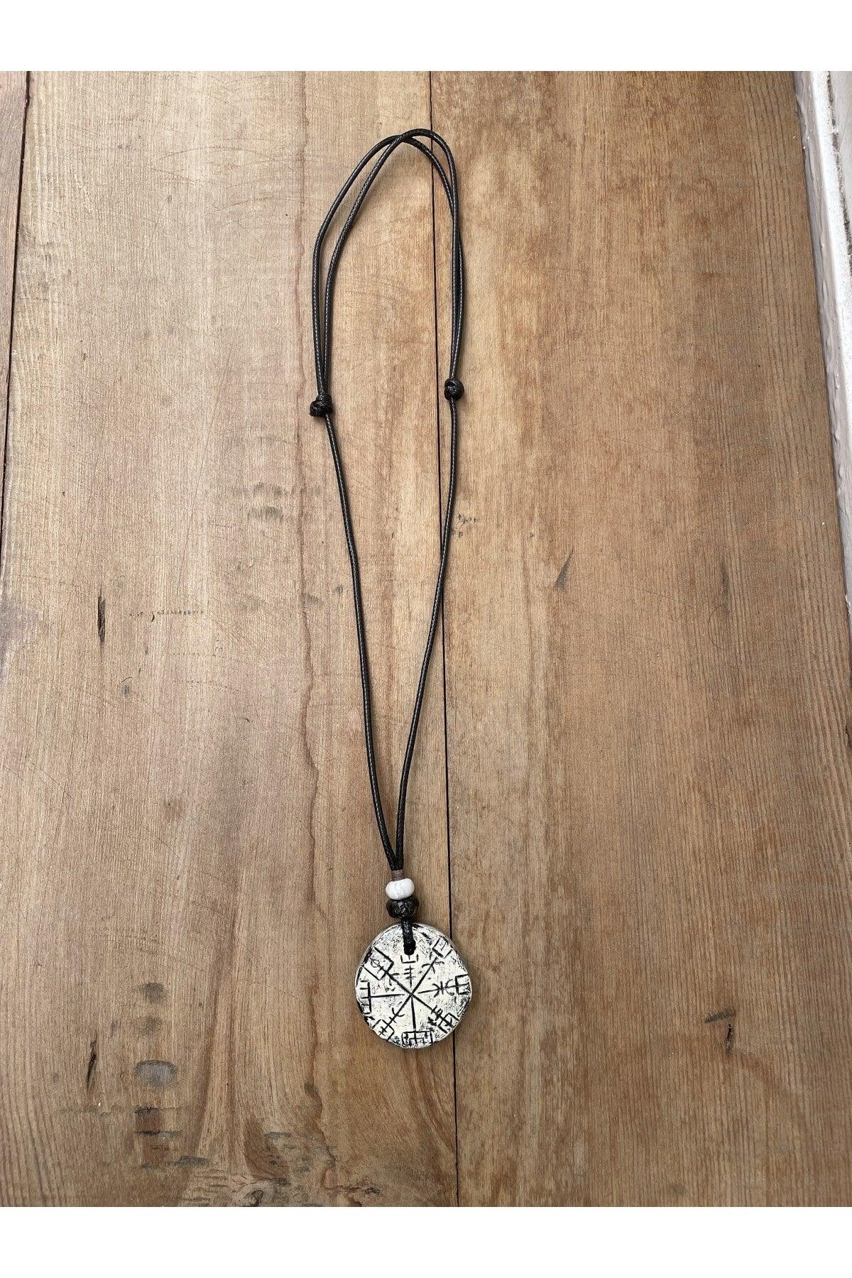 Ceramic Design Necklace, Bohemian Ethnic Style Necklace, Design Necklace, - Swordslife