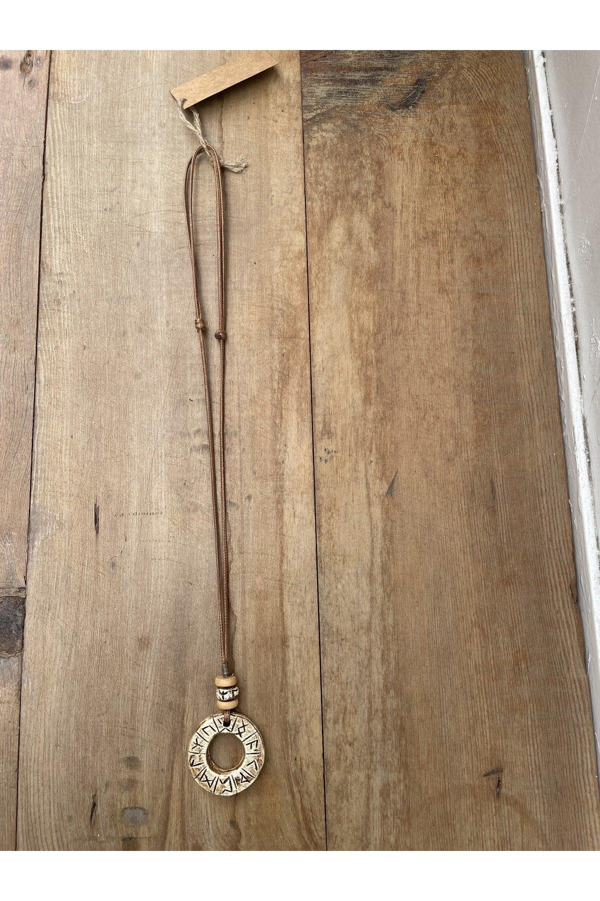 Ceramic Design Necklace, Bohemian Ethnic Style Necklace, Design Necklace, - Swordslife