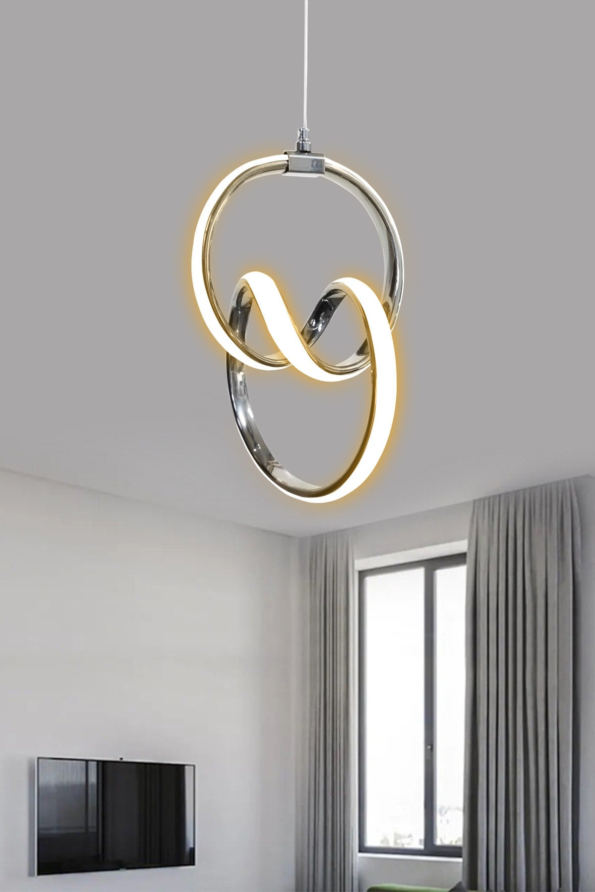 Chrome Case Daylight Led Chandelier 1 Year Warranty Led Chandelier