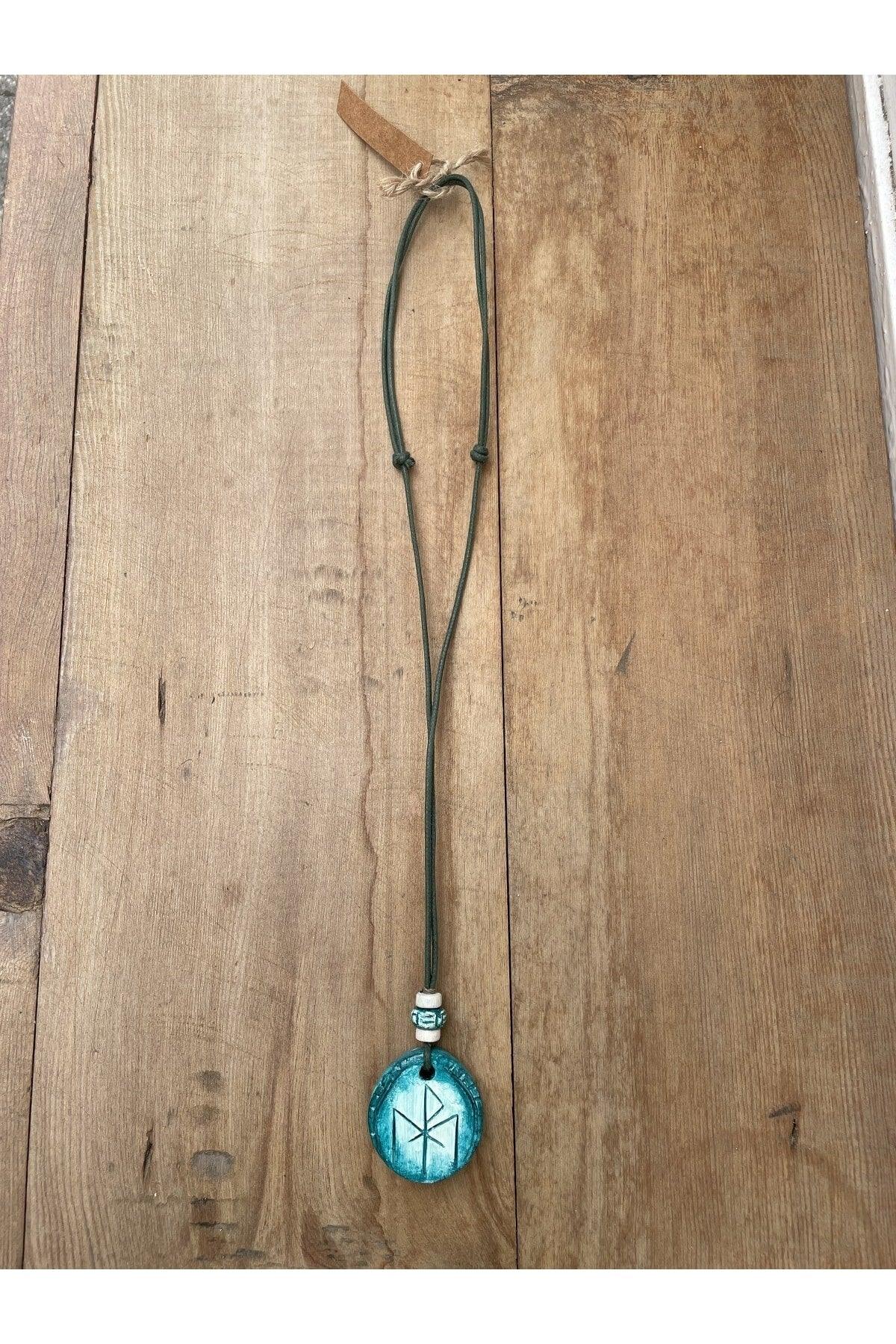 Ceramic Design Necklace, Bohemian Ethnic Style Necklace, Design Necklace, - Swordslife