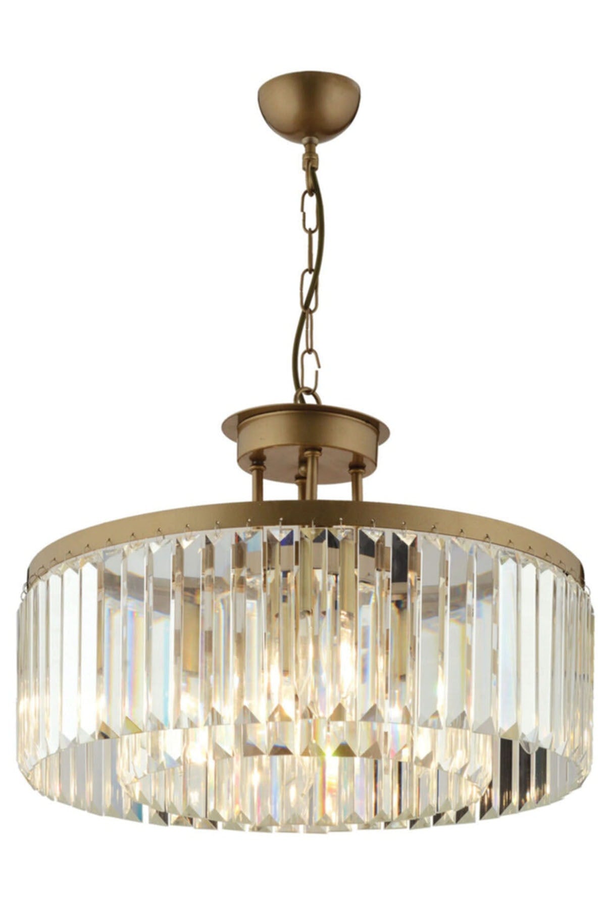 Canvas 45' Antiker Kristallstein Modernes Design Kristall Wohnzimmer Kronleuchter