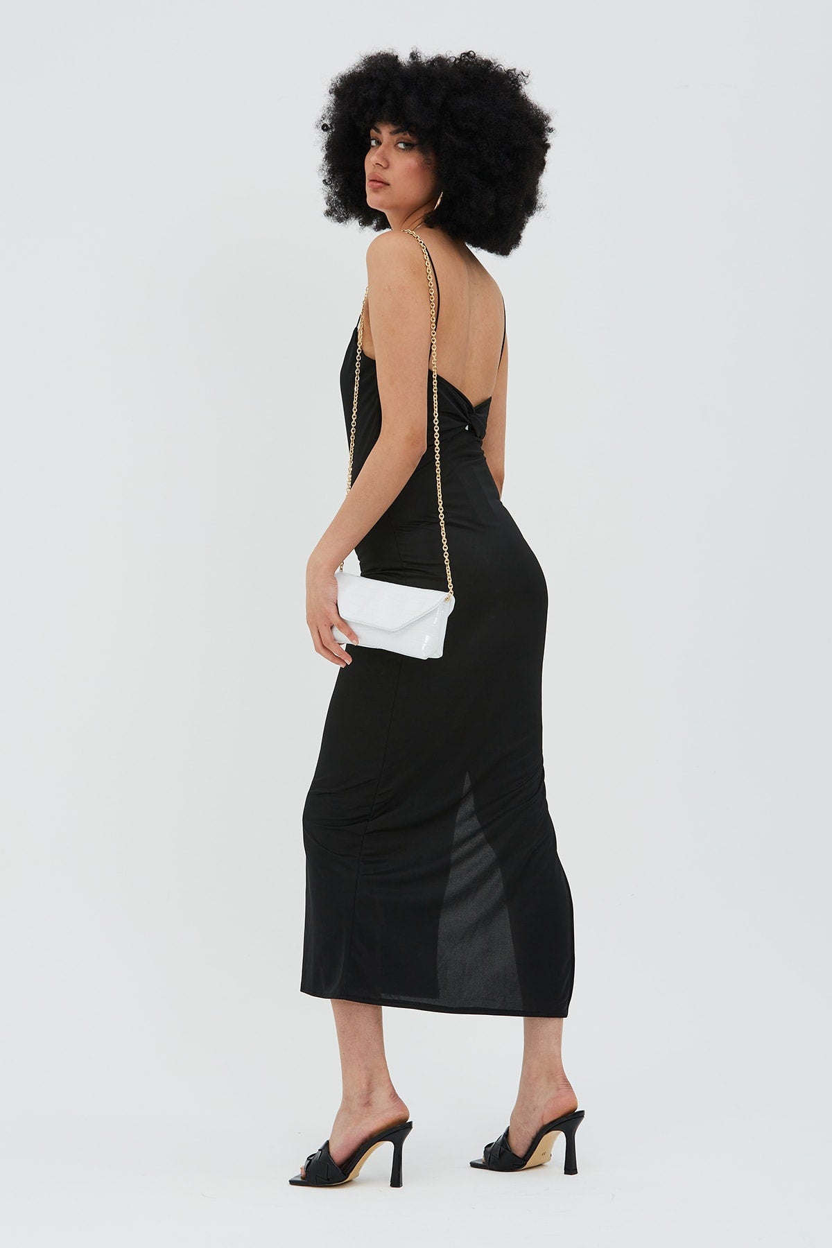 Long Strap Crochet Clucth Jake Women'S Crossbody Bag White