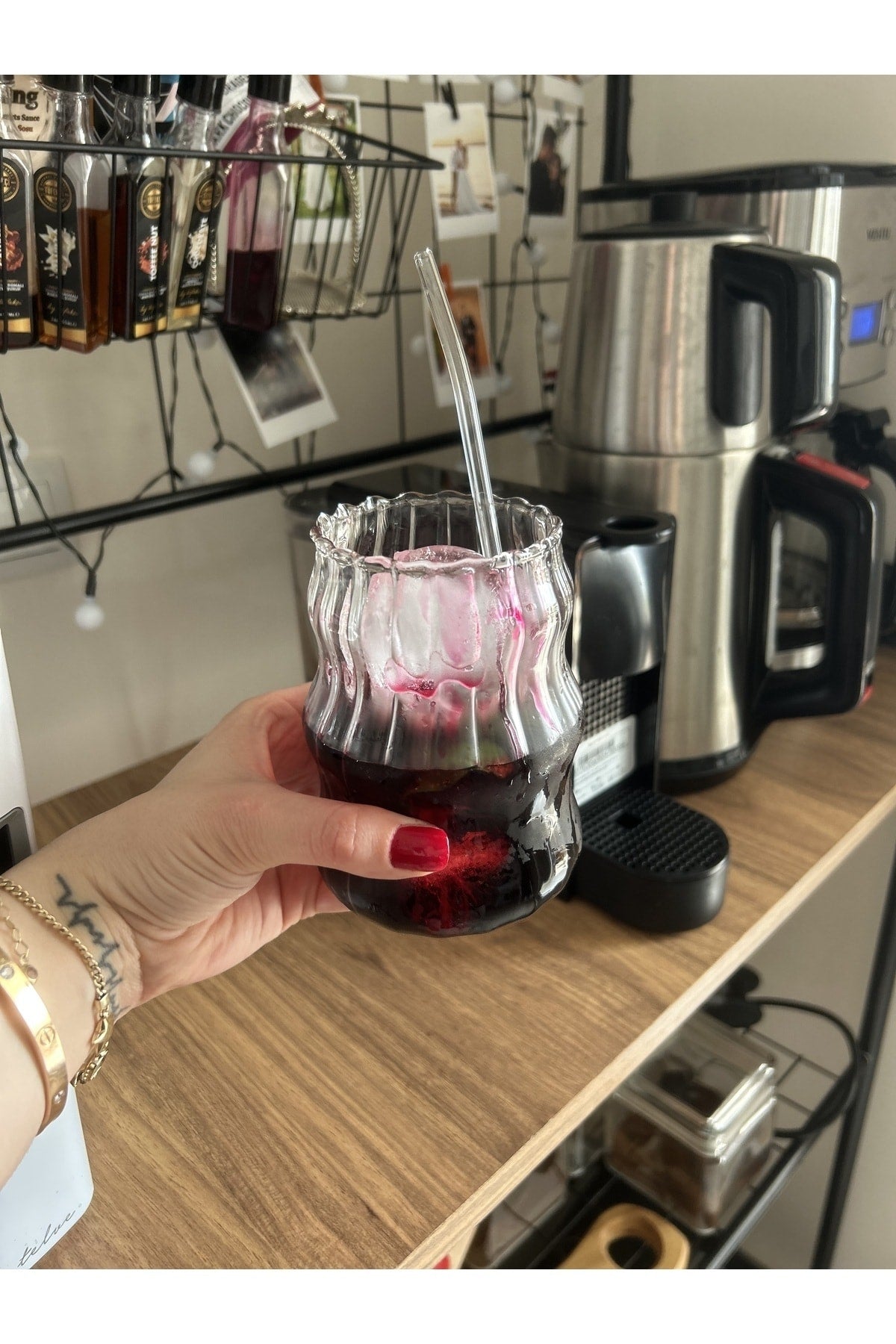 2 Stück hitzebeständige Borosilikat-Becher mit langer Schnecke | Kaffee- und Präsentationsbecher