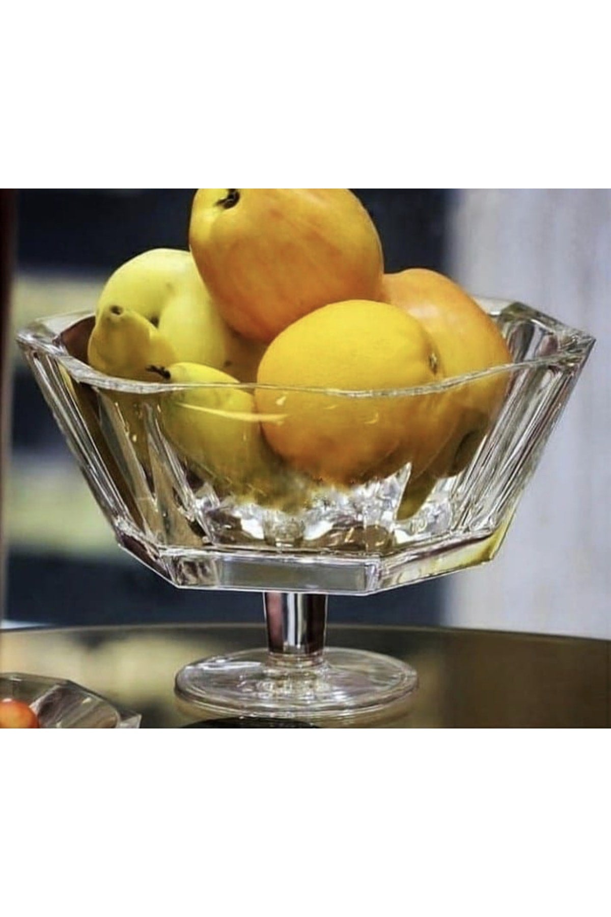 Nude Reflection Crystal Bowl With Foot