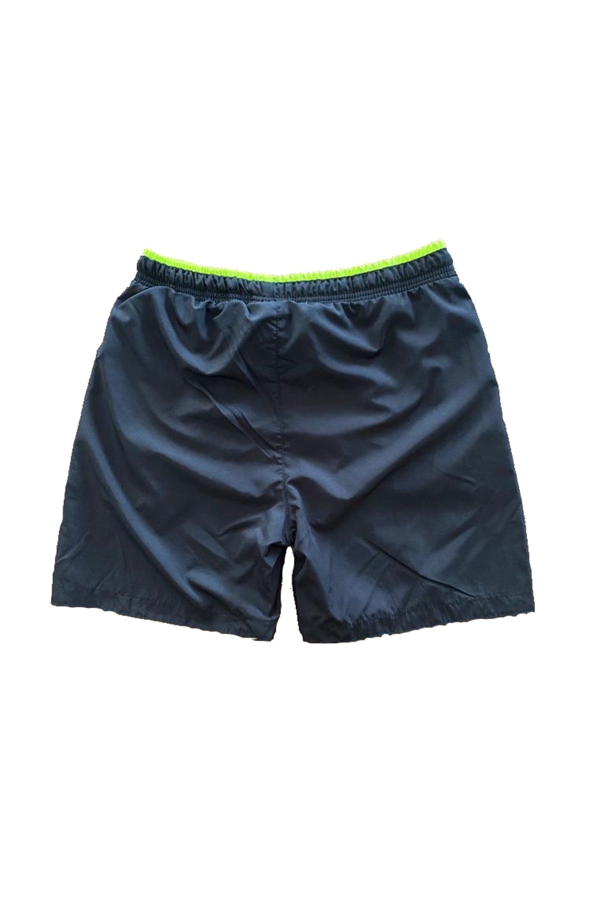 Bunte Marine-Shorts mit Reißverschluss und Taschen