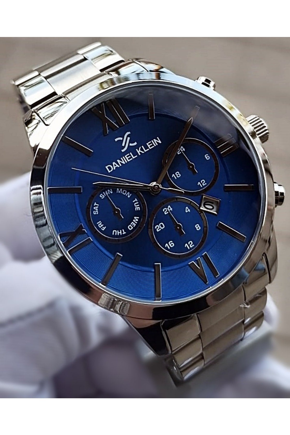 Exclusive Silver Men'S Wristwatch 3 Atm Waterproof Stainless Steel Machine Guaranteed