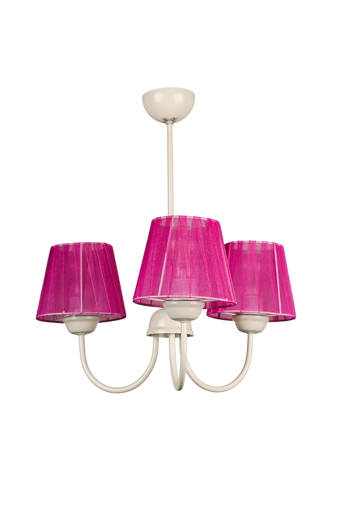 Ova 3Rd Chandelier White Fuchsia Hat
