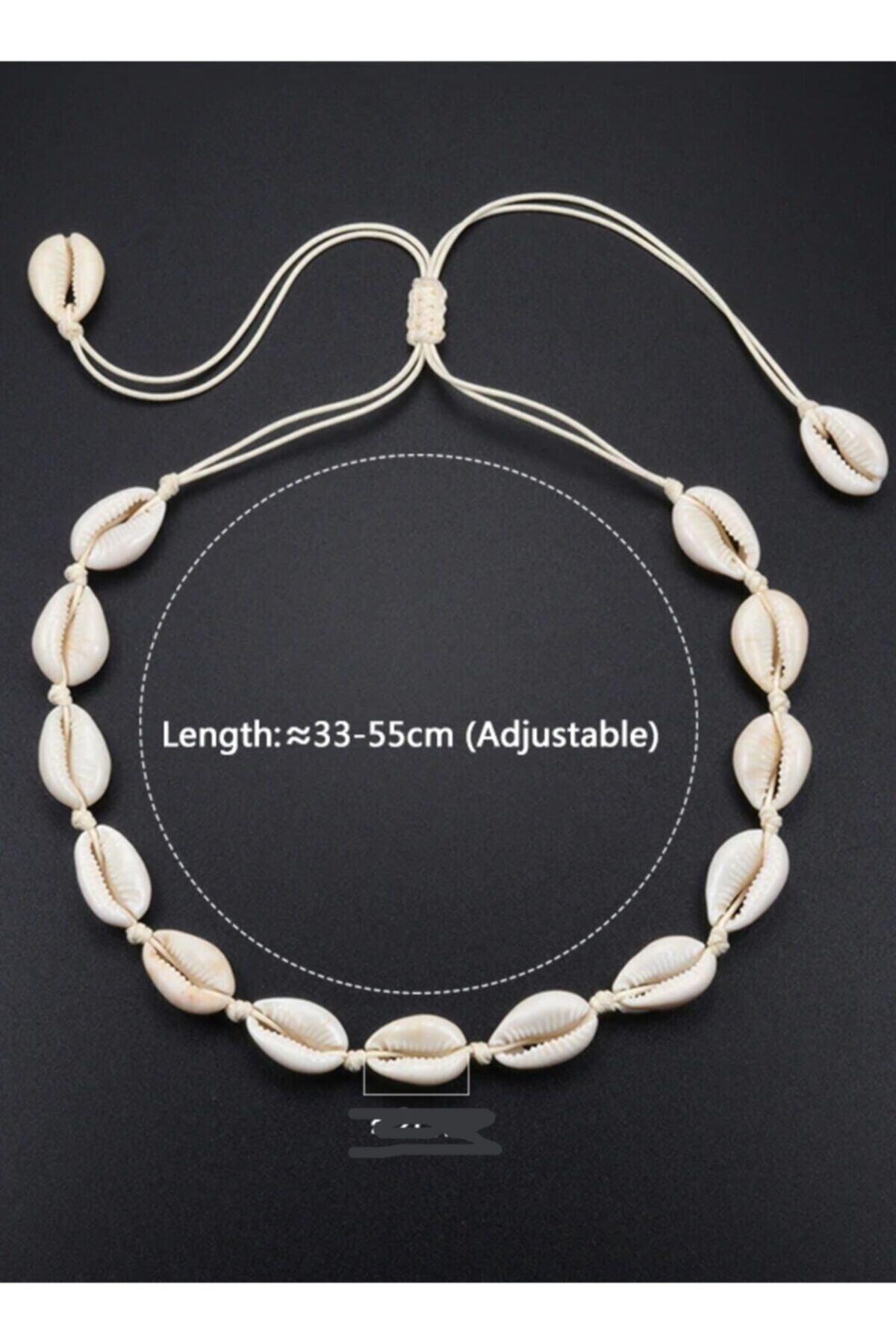 Women's Cream Seashell Oyster Stone Necklace - Swordslife