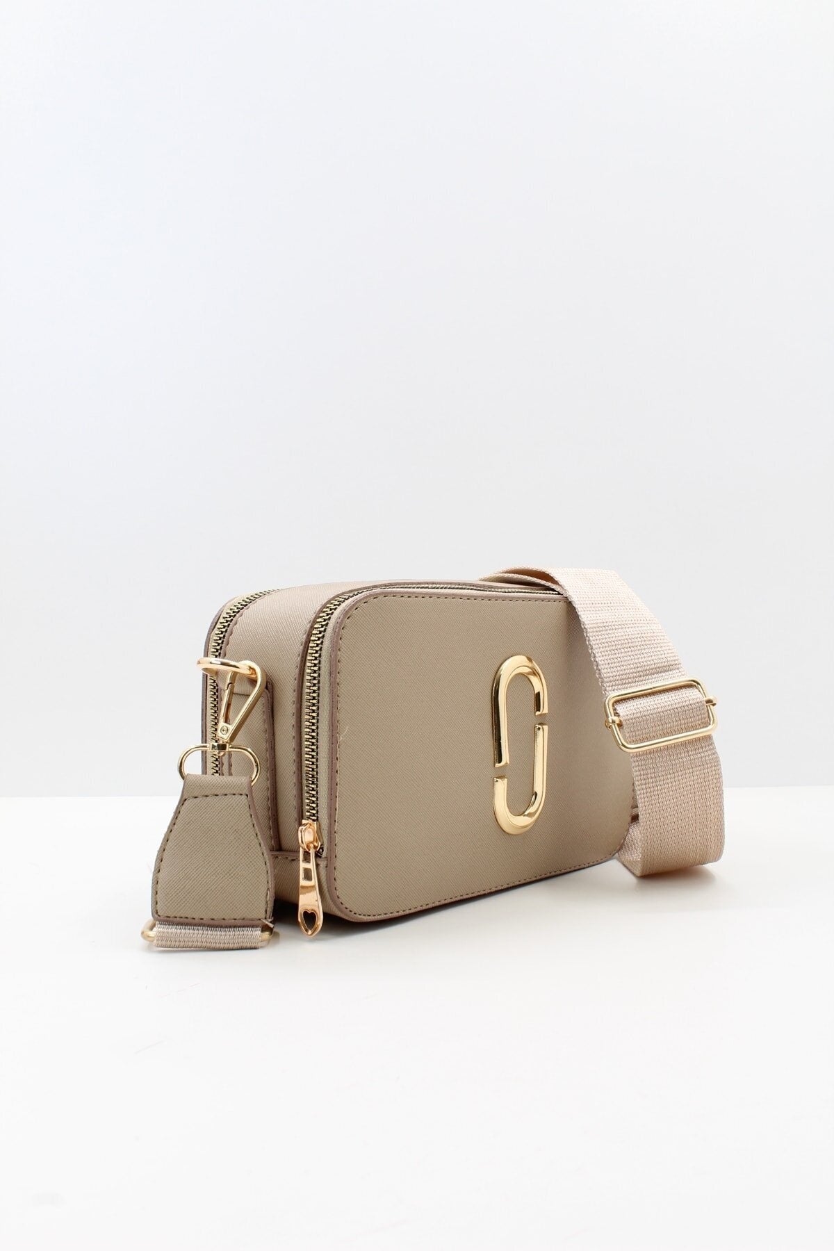 Damen Zweiäugige Tasche Hand Schultertasche Nerz