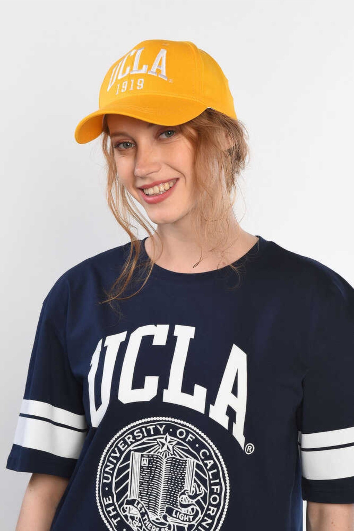 Ballard Gelbe Baseballkappe Bestickte Mütze