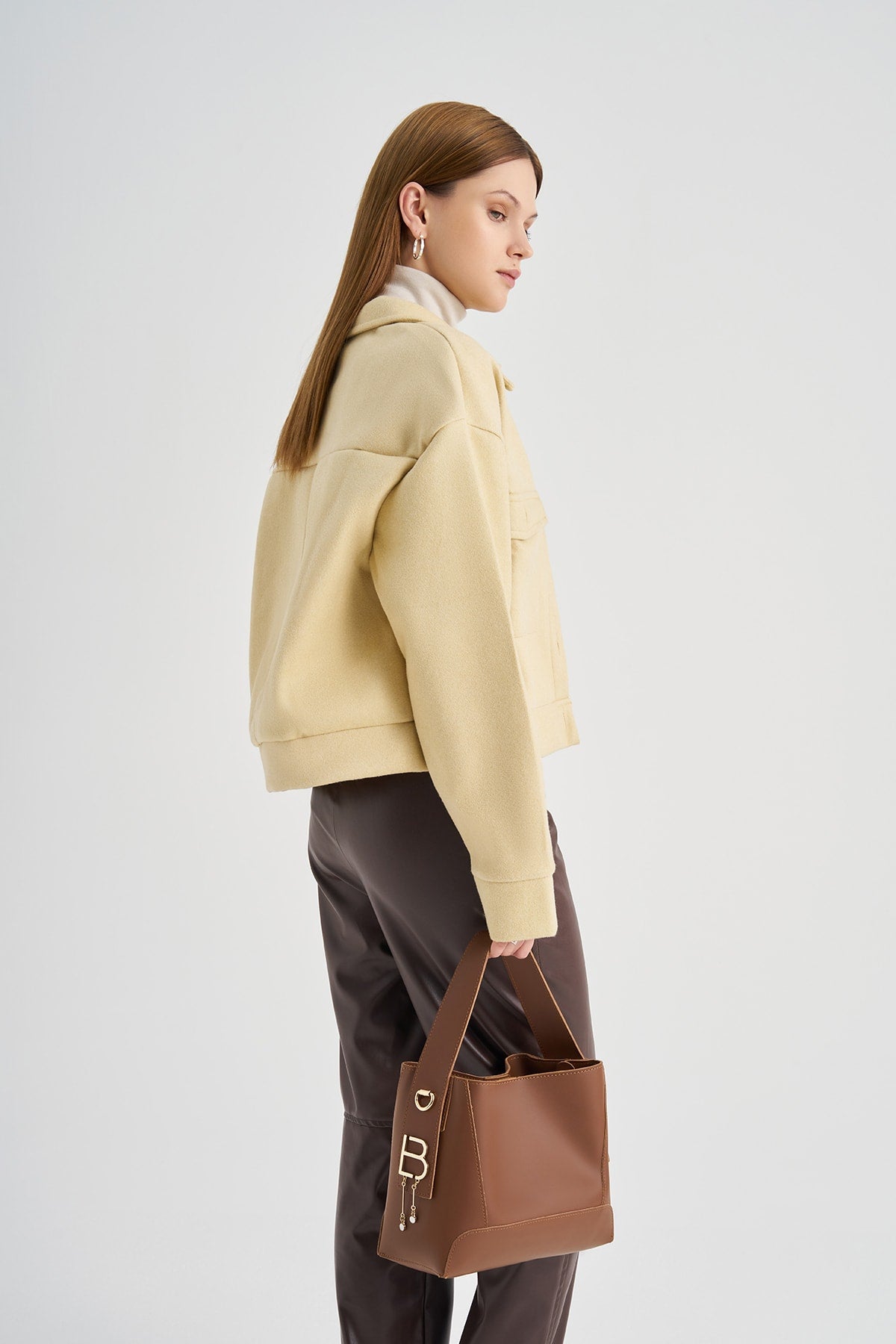 Damen Hand- und Schultertasche mit Innengeldbörse