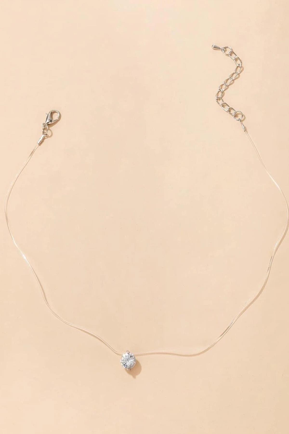 Crystal Stone Ghost Necklace - Swordslife