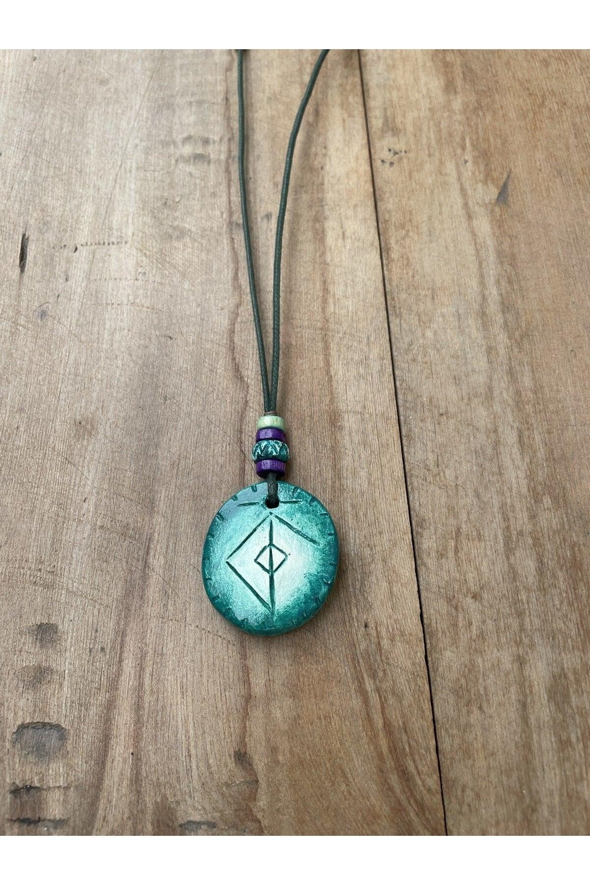 Ceramic Design Necklace, Bohemian Ethnic Style Necklace, Design Necklace, - Swordslife