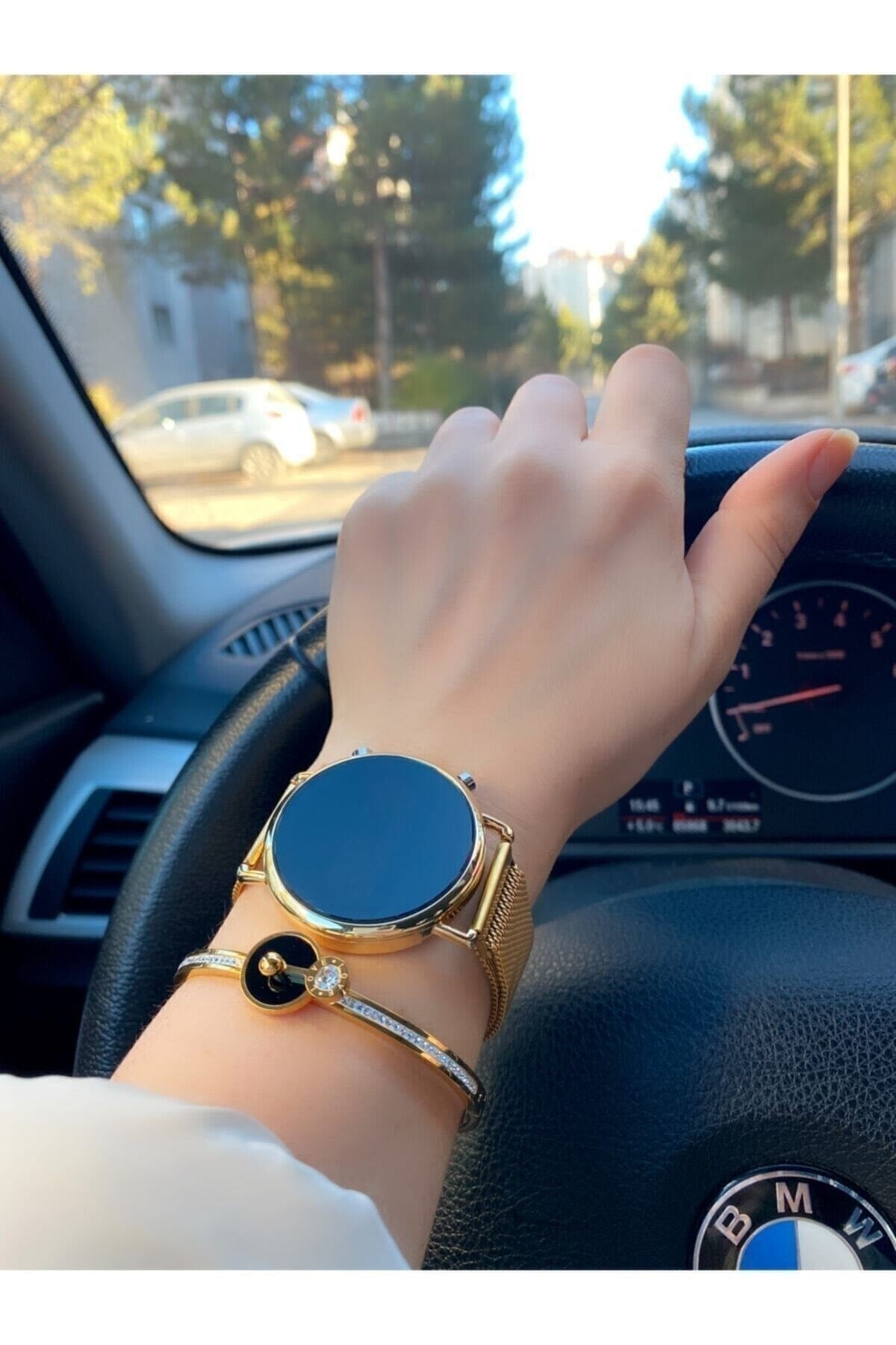 Digitaluhr aus Stahl mit LED-Netzband, neues Modell, Unisex-Armbanduhr für Damen (nur Uhr)