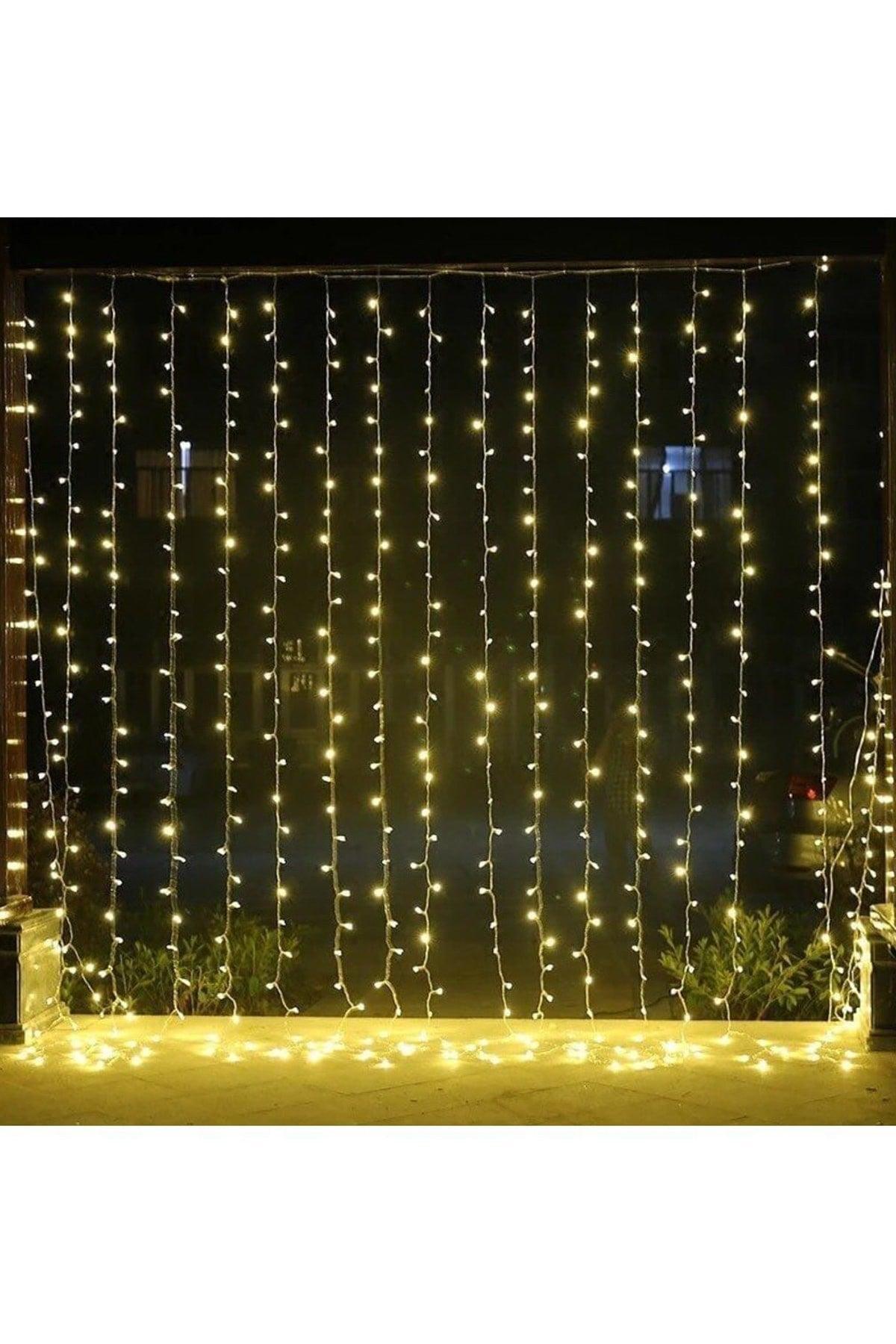 2x2 Meters Plug 16 Fringed Curtain Led Lights Animated Insert Home Lighting - Swordslife