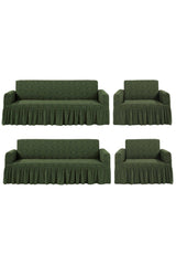 3 3 1 1 Jacquard Seat Cover Set Khaki - Swordslife