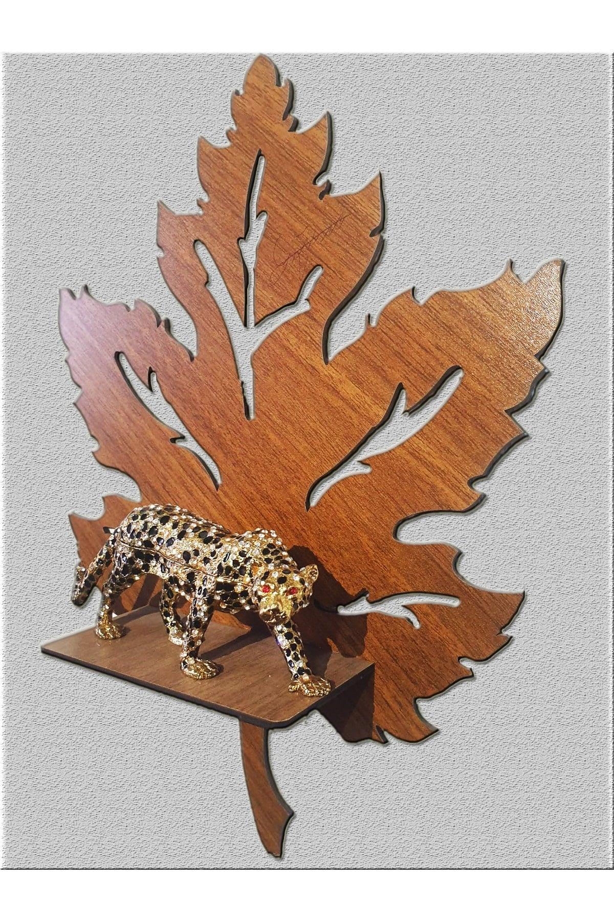 3 Ahşap Wandbatterie Regal Blatt Kerzenhalter Wanddekoration Applicator Tischobjekt - Swordslife