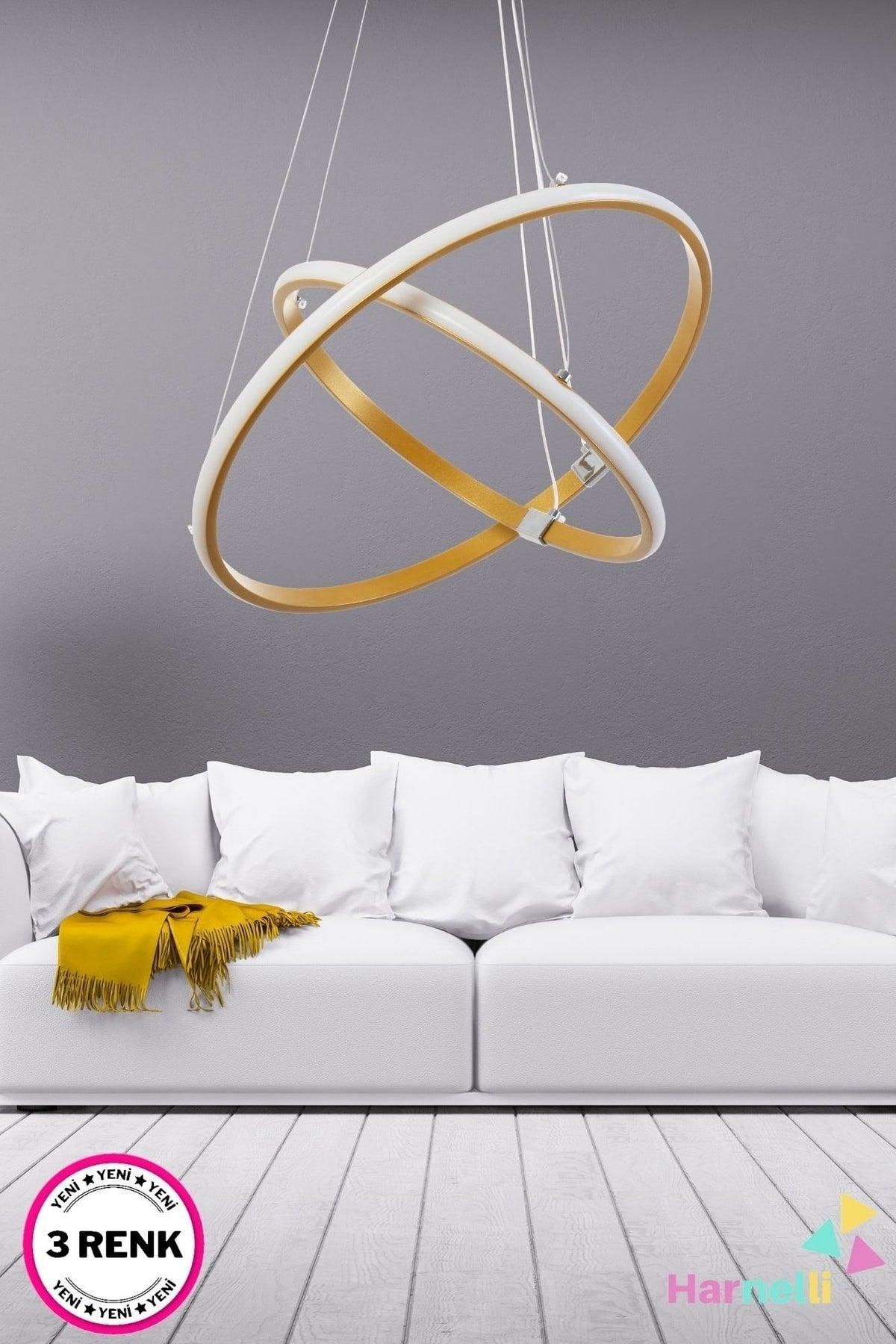 3 Colors Combustible Modern Led Chandelier - Swordslife