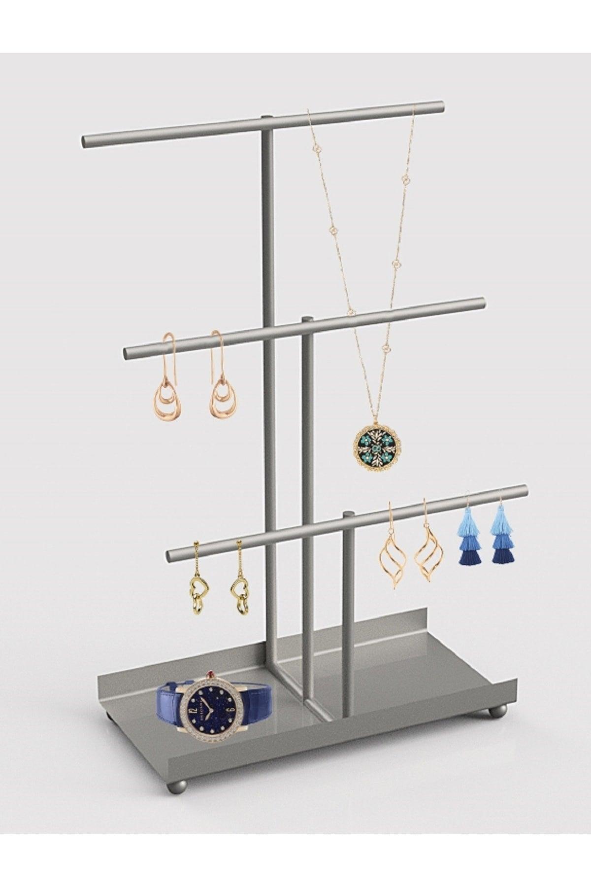 3 Color Jewelry Stand Jewelry Earring Bracelet Necklace Set Jewelry Cabinet Organizer - Swordslife