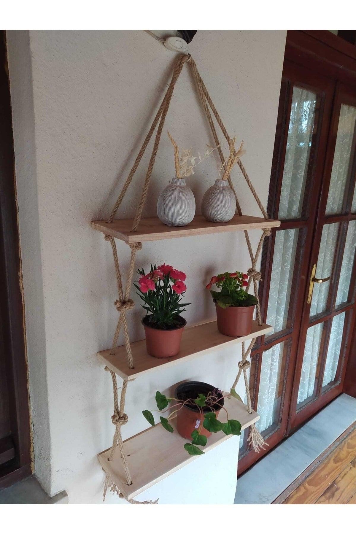 3 Eyes Rope Wall Shelf & Bookshelf &