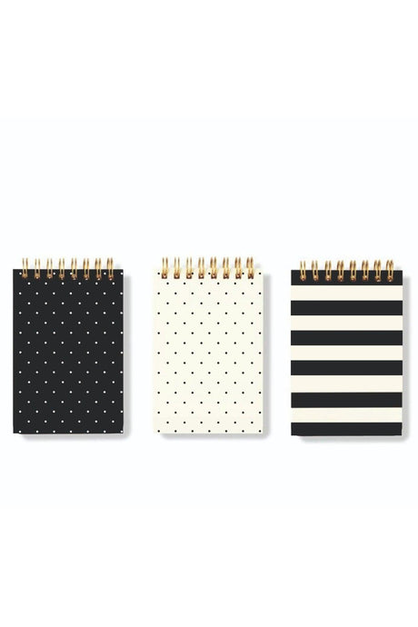 3 Pcs Unlined Notebook Set Notepad 8x16 Cm