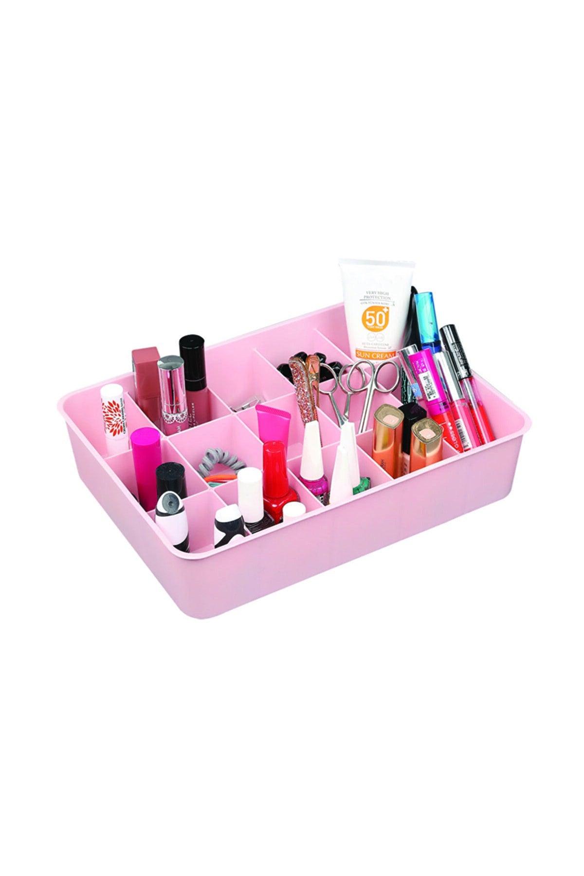 3 Pcs. 15 Compartment Drawer Organizer Pink Color Drawer Organizer - Swordslife