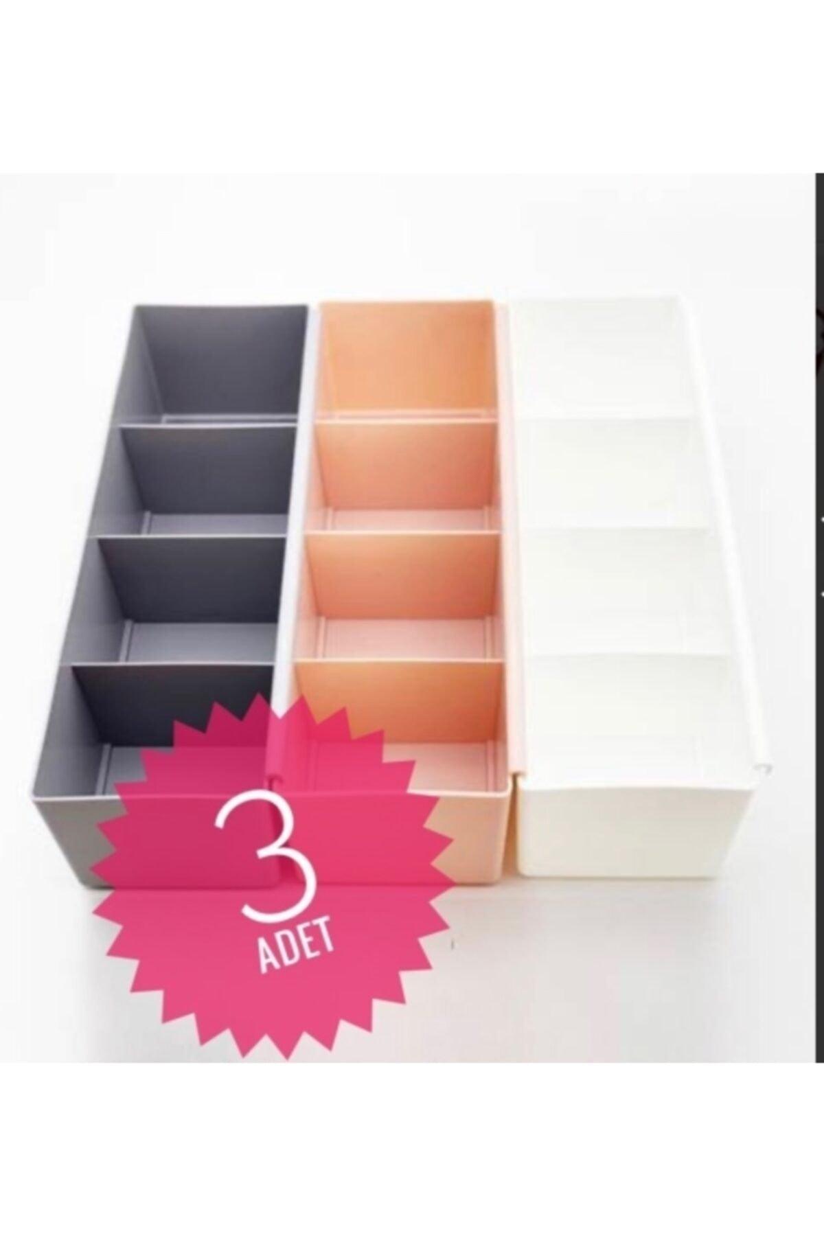 3 Pcs Drawer Organizer Socks Organizer Makeup Organizer Jewelry Organizer - Swordslife