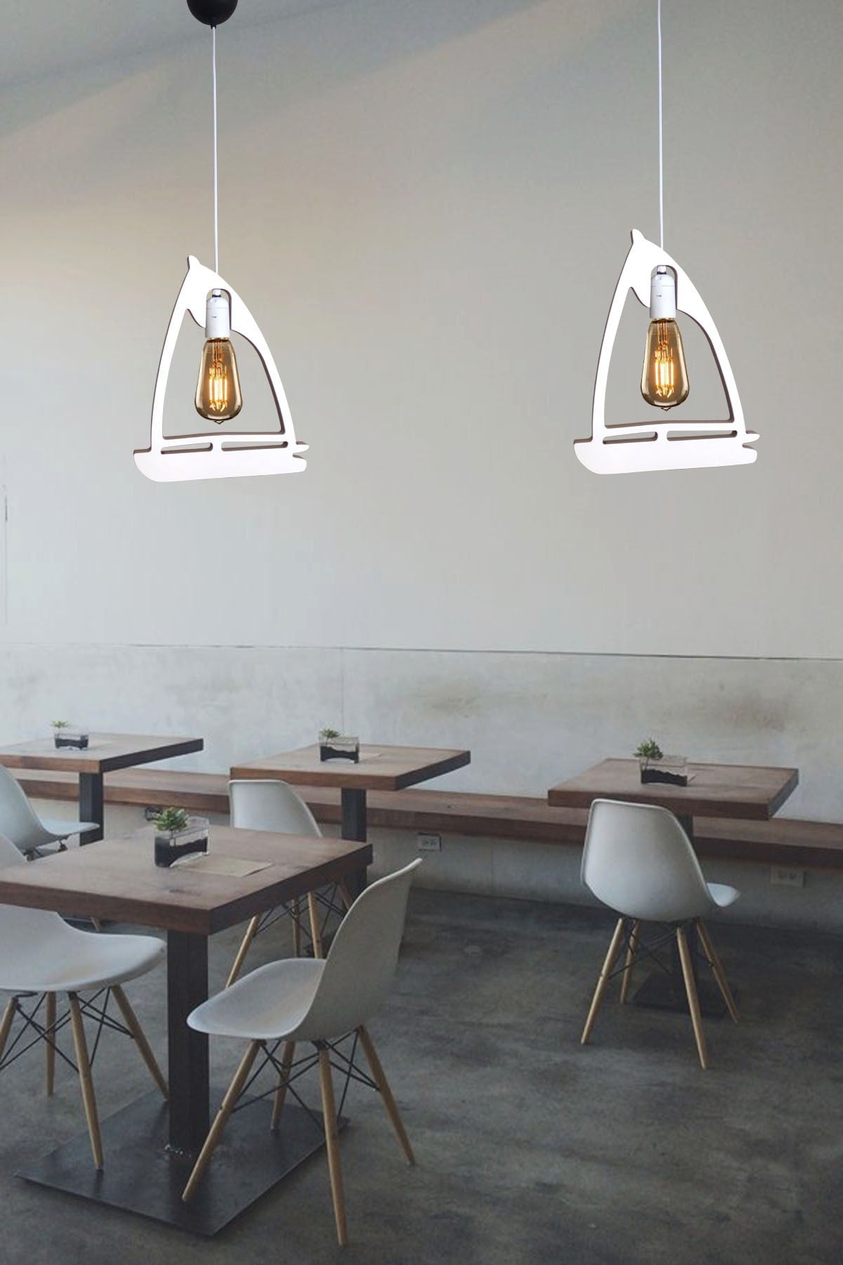 Einzelne Pendelleuchte Segelboot Kronleuchter Dekorative Luxus Retro Lampe