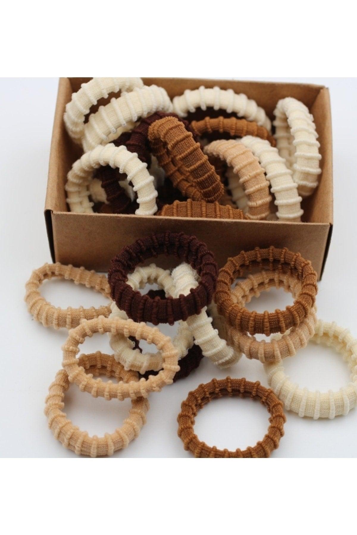 Women's Brown Ultra Flexible Serrated 20 Li Towel Buckle Set - Swordslife