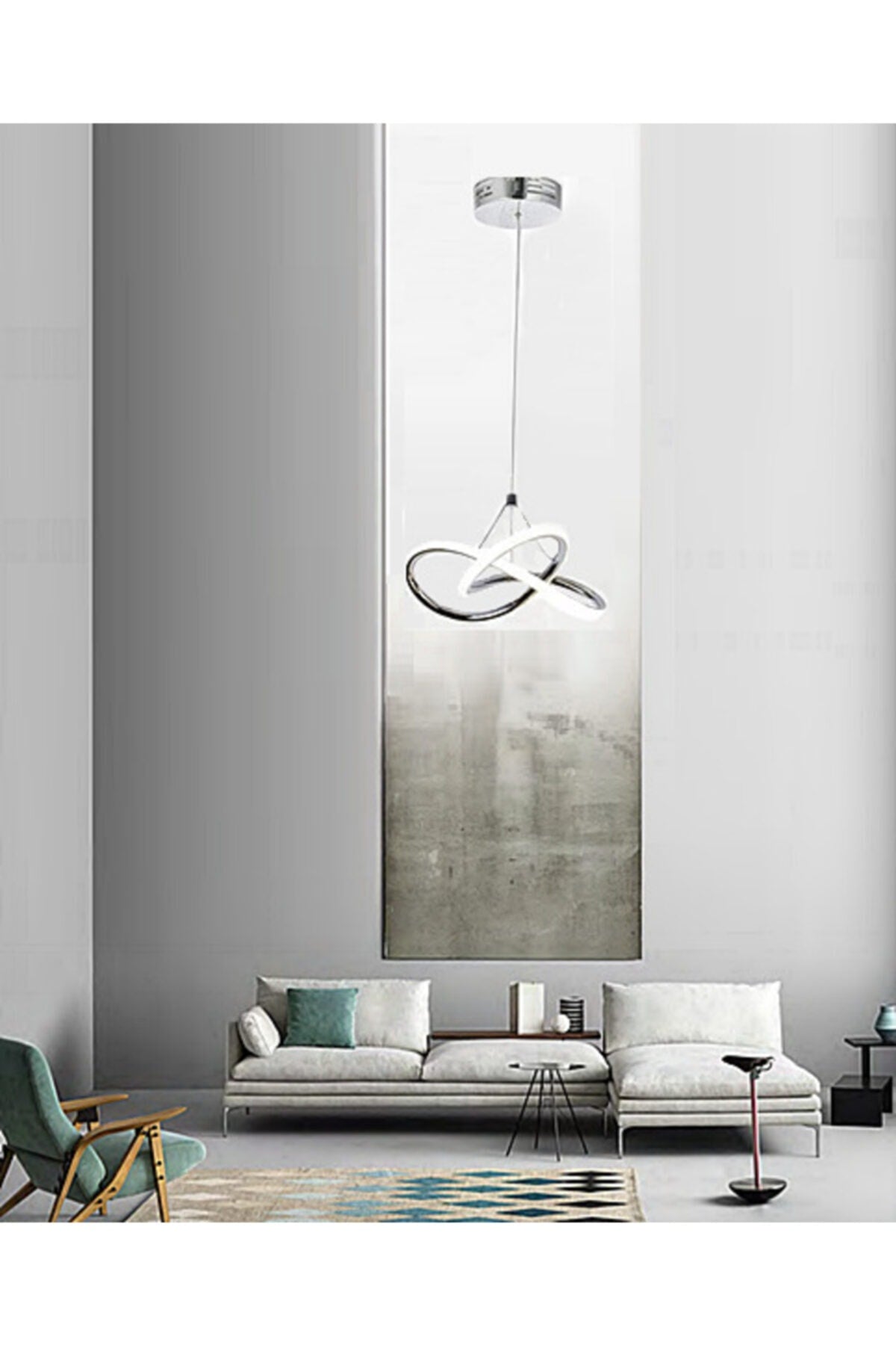 Modern Single Pendant Lamp Power Led Chandelier Antique White Light Led Chandelier