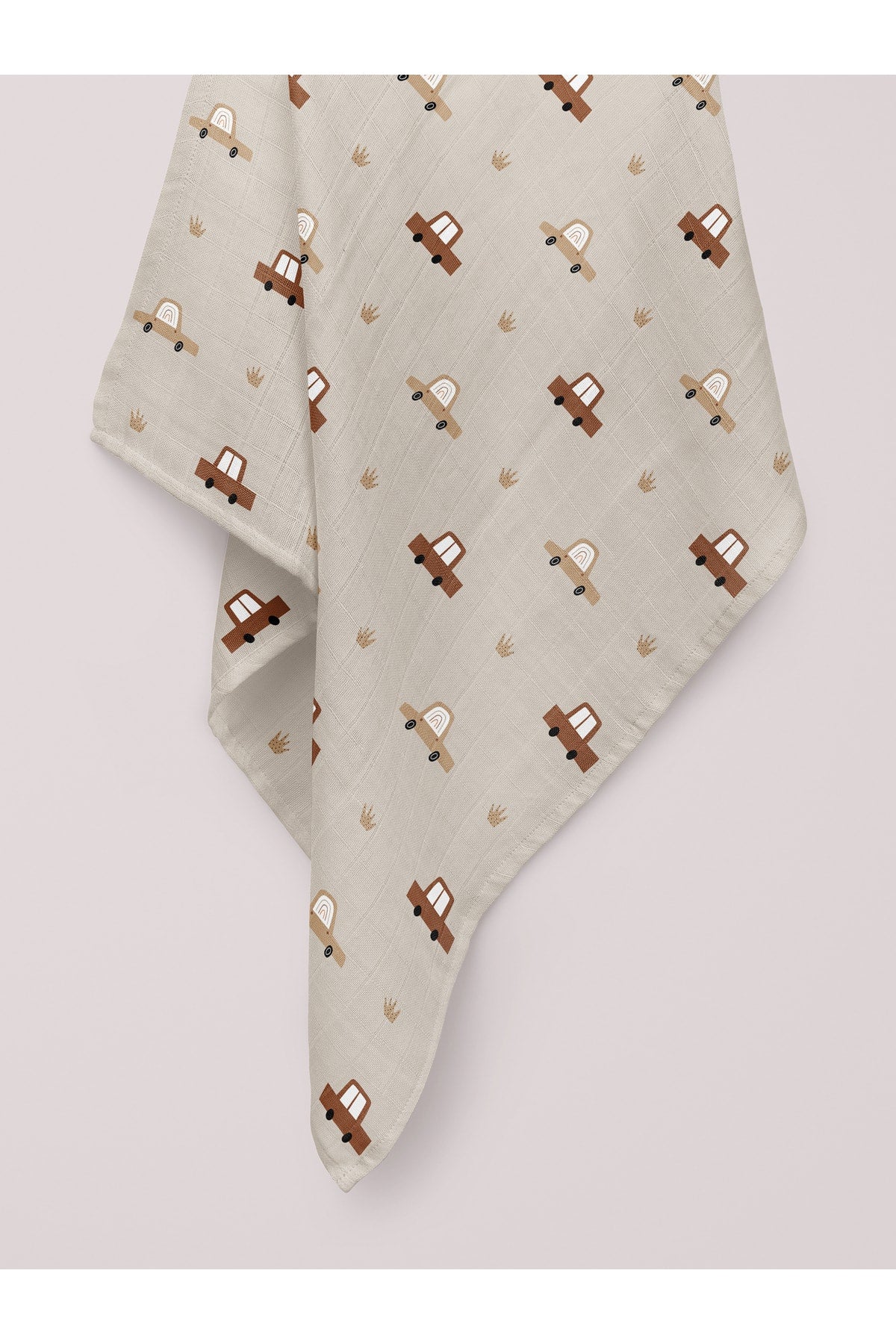 Cars2 Organic Crinkle Square Muslin Cover 120 X 120 Cm