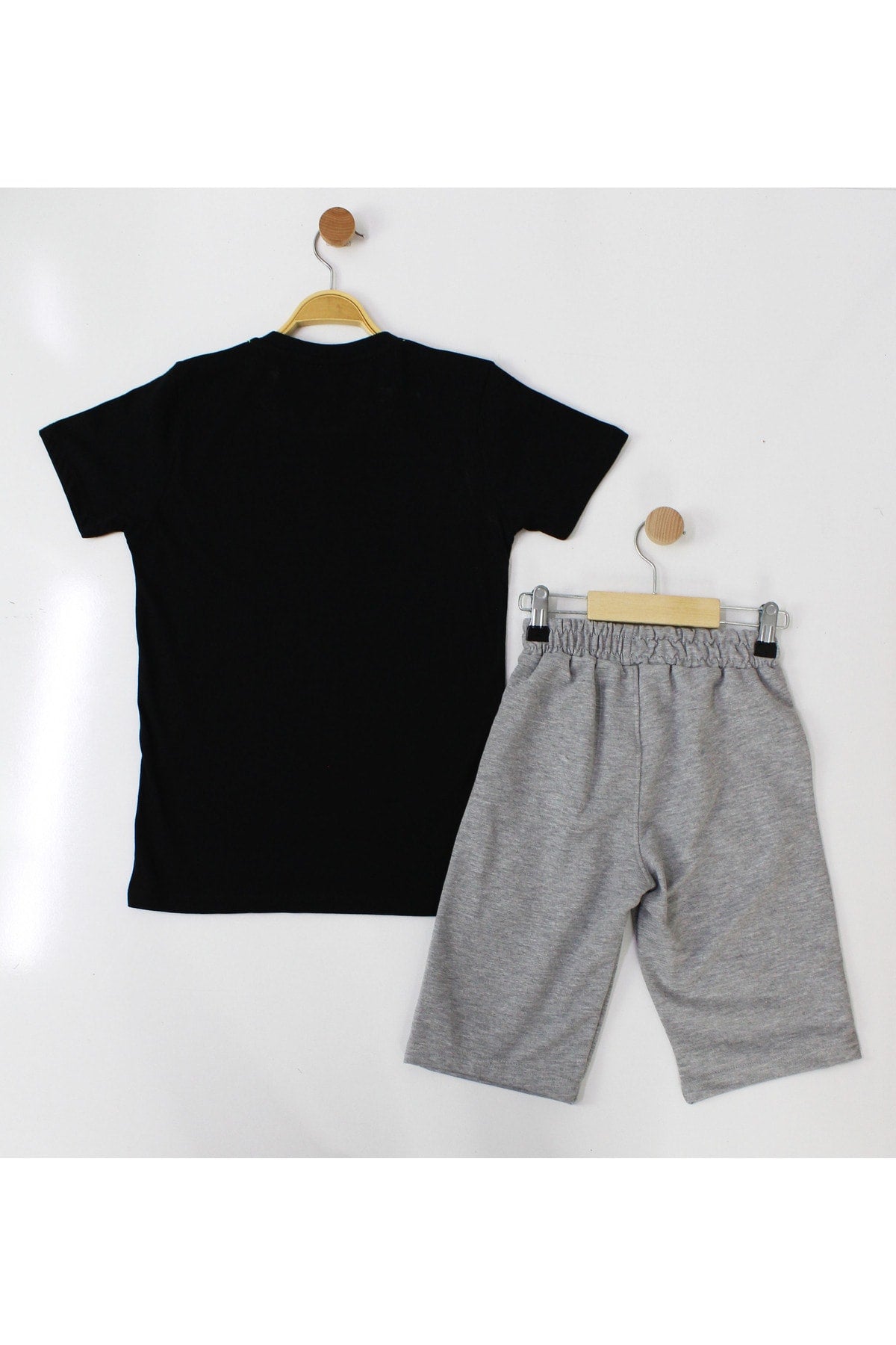 Arm Confident Printed Men'S Double Suit - Black