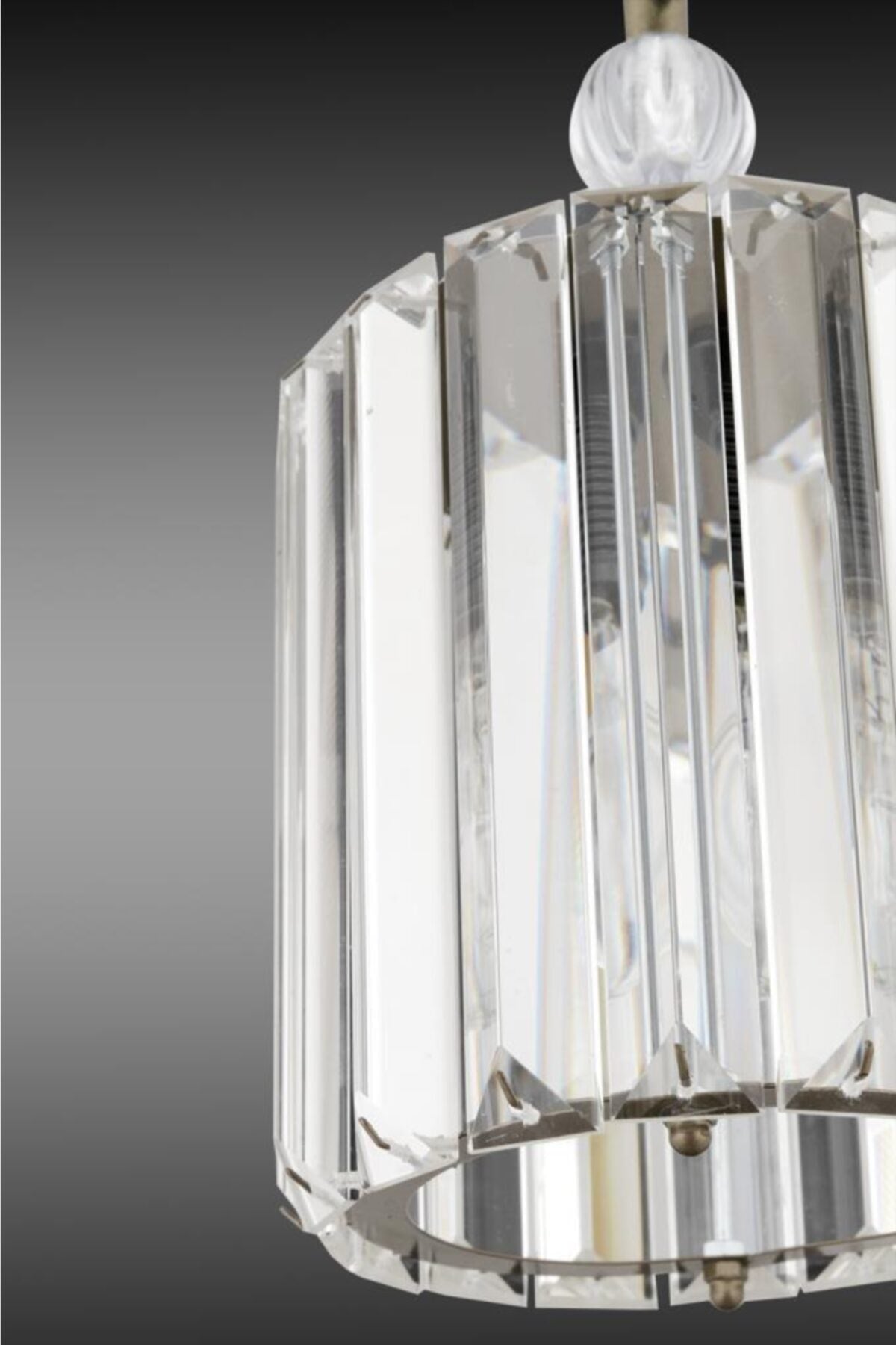 Dolunay Einzel-Trommelstein Y-15 Kristallstein-Kronleuchter