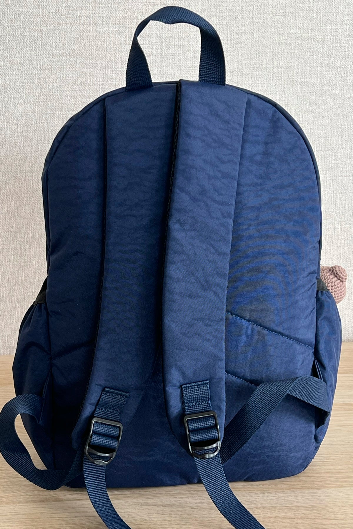 Fcstore Clinker-Rucksack/Laptop-Schultasche, Knisterstoff, wasserfest, Größe M, Marineblau