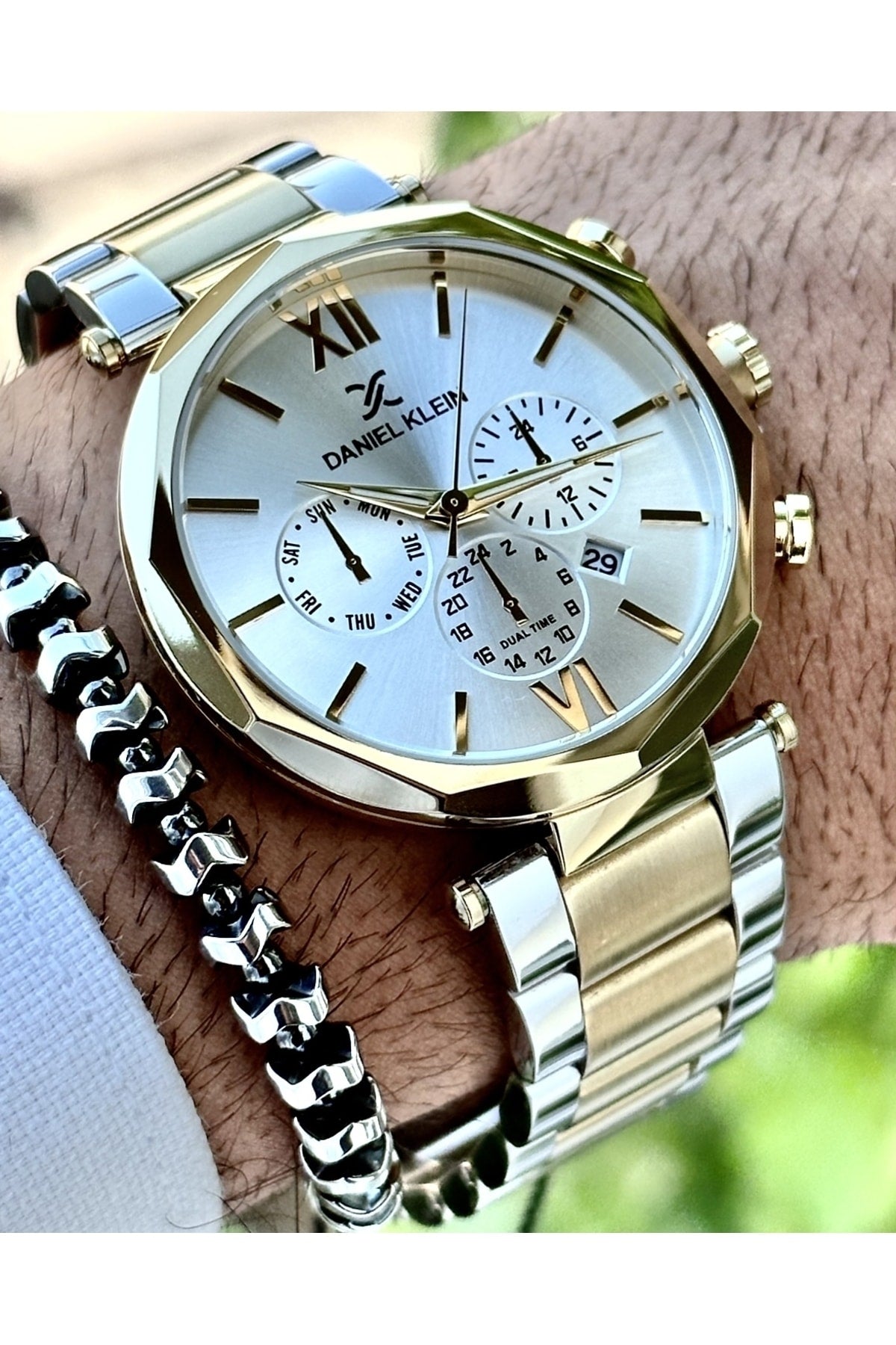 Men'S Steel Wristwatch + Bracelet Onrt0133