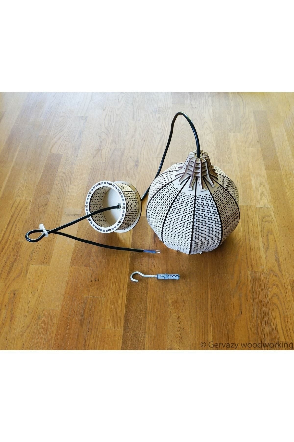 Rustic Laser Cut Pumpkin Model Wooden Lampholder With Cover Pendant Lamp Living Room Chandelier Will Be Sent Assembled