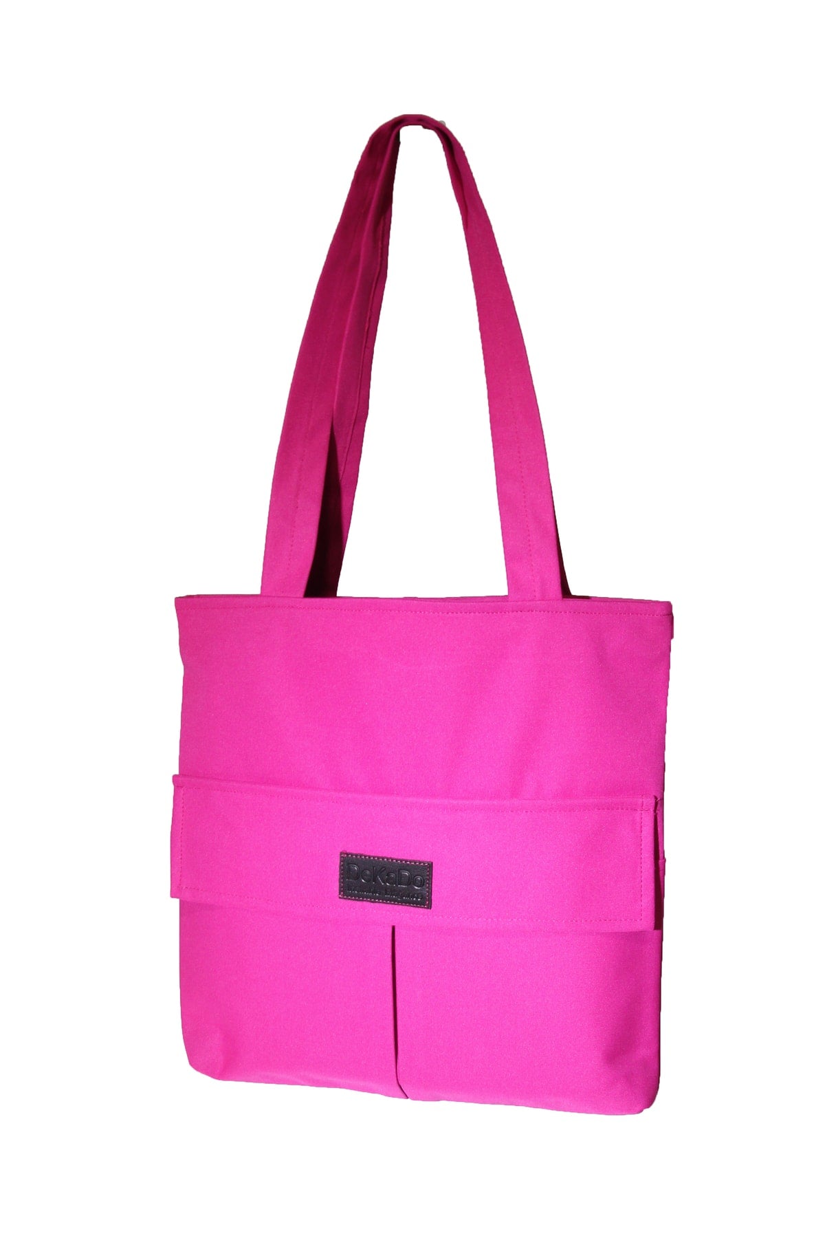 Rosa Damentasche mit Reißverschluss, Hand- und Schultertasche, Canvas-Stoff-Einkaufstasche