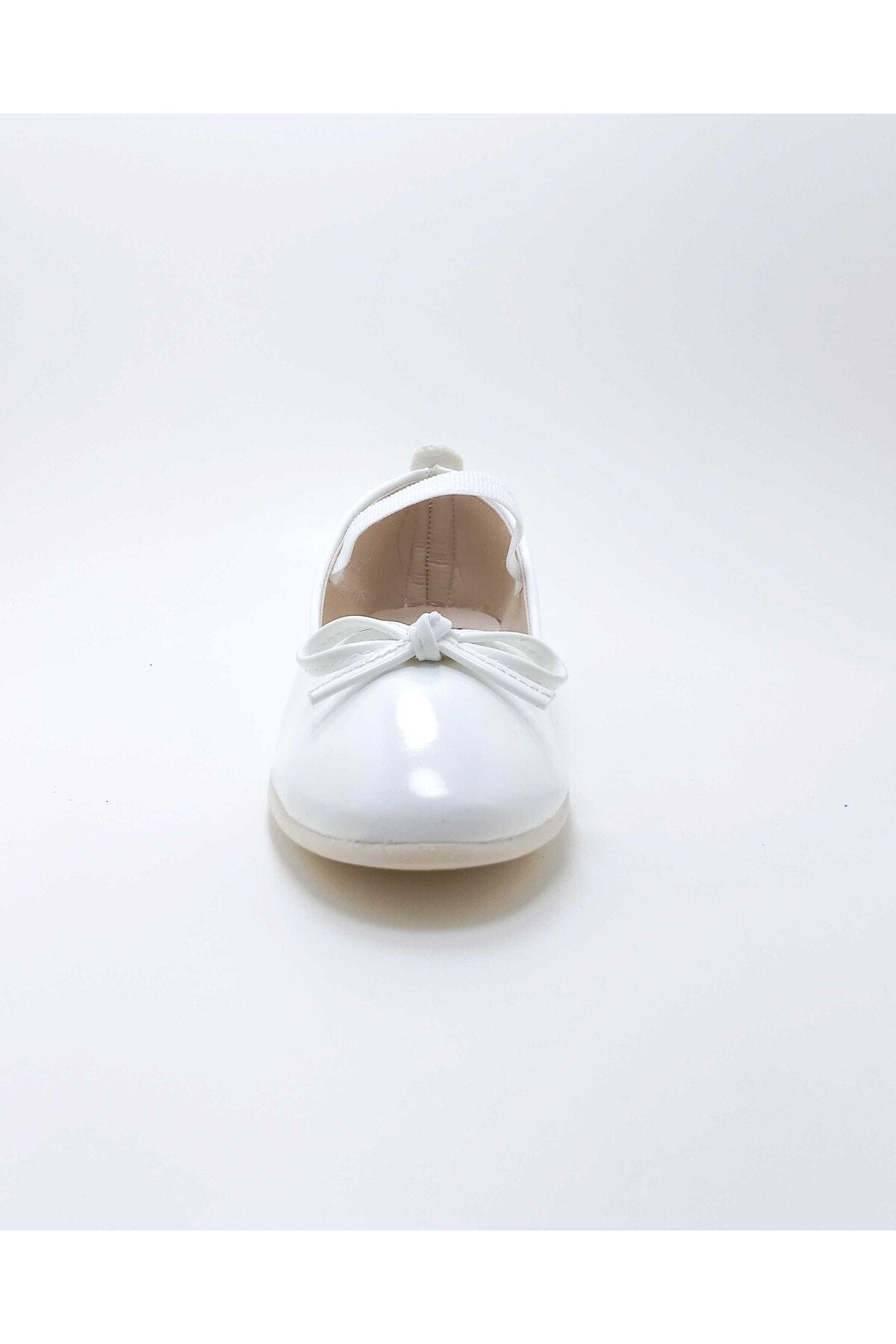 Girl'S Elastic-Bow Detailed Lightweight Flats