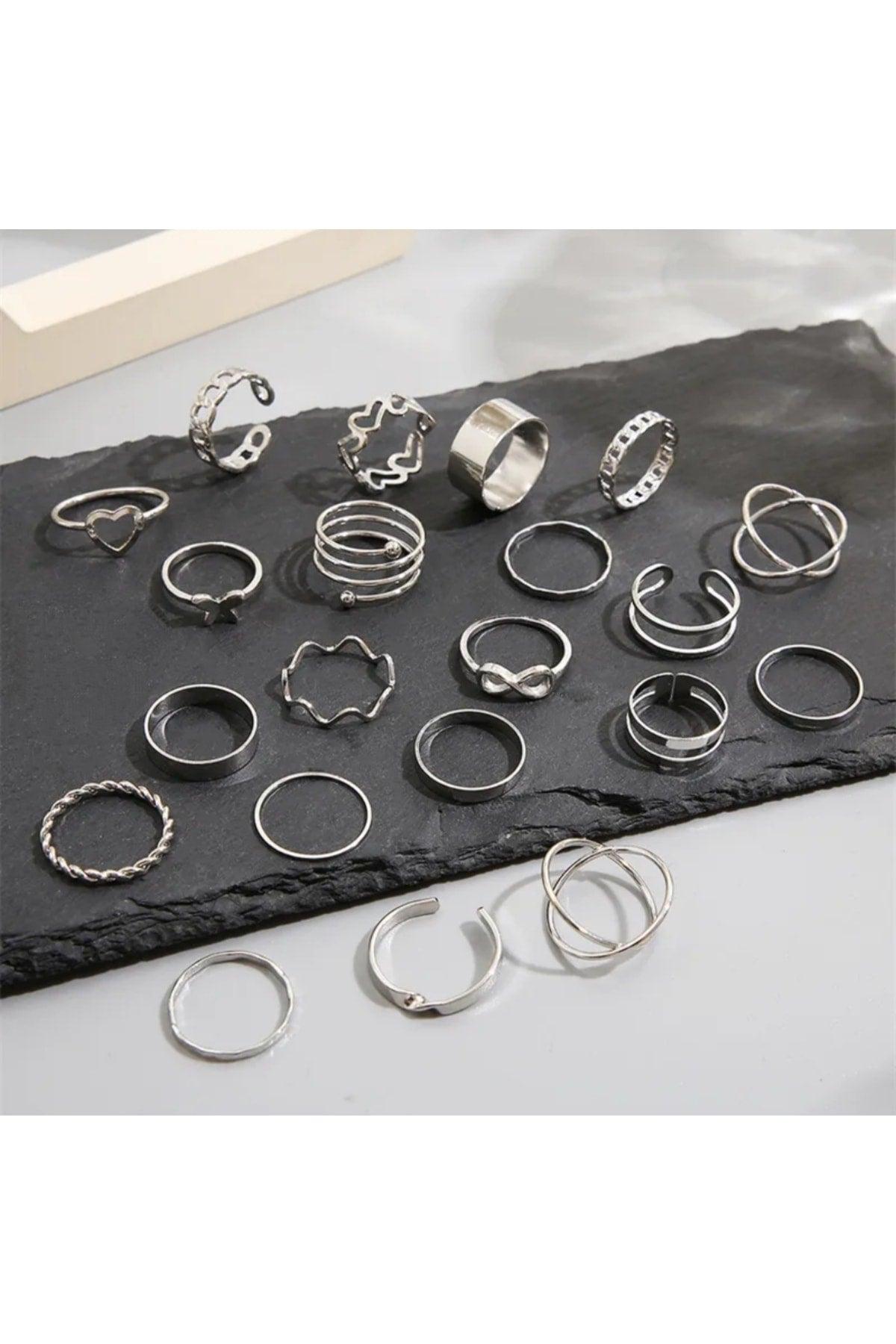 Women's 10 Sterling Silver Ring Set - Swordslife