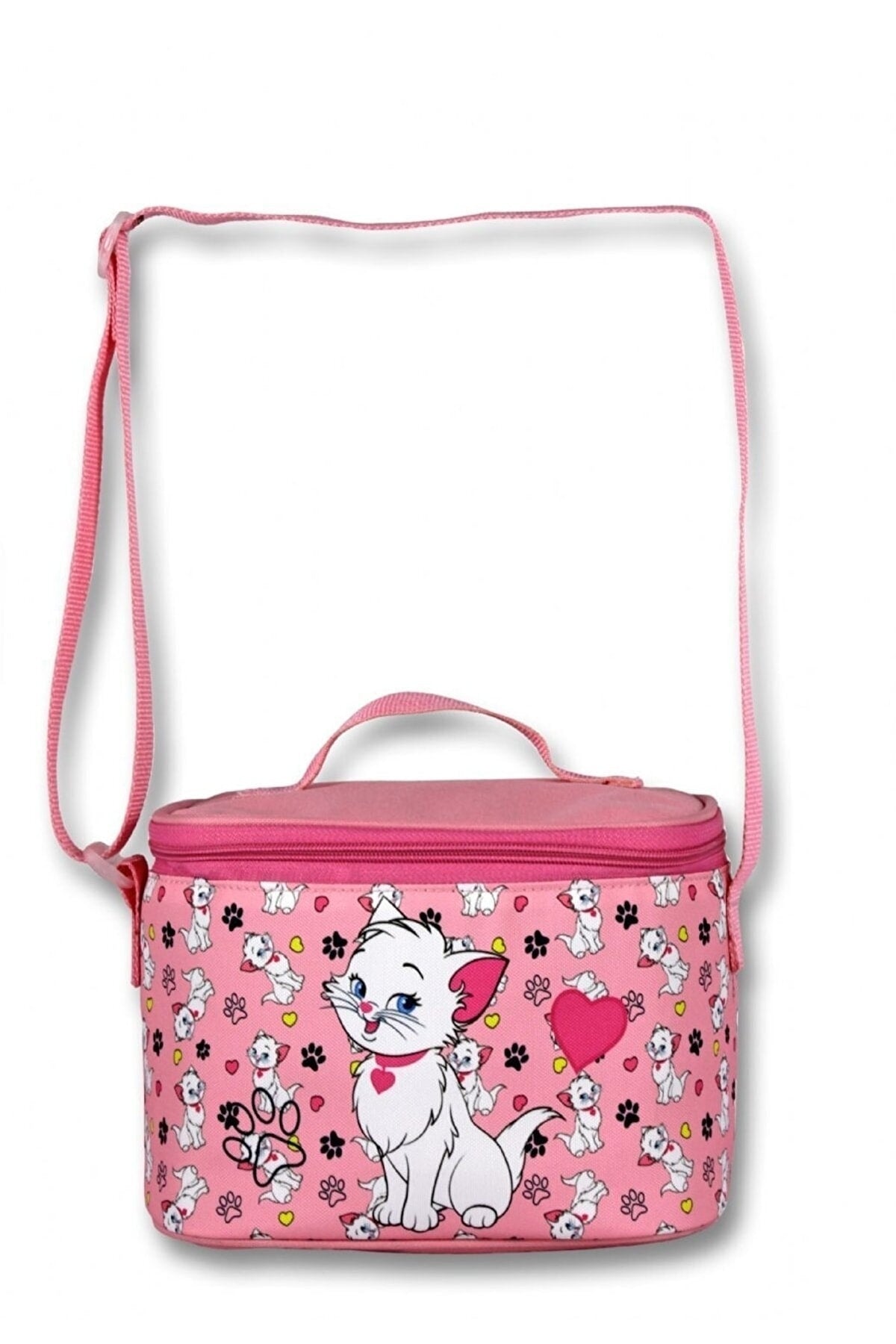 -Hope Bag-Kindergarten-Set mit süßem Katzen-Aufdruck, Schultasche und Lunchbox