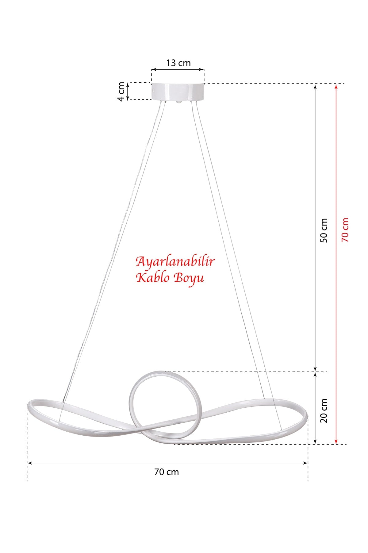 Lumiere Led Kronleuchter Weiß